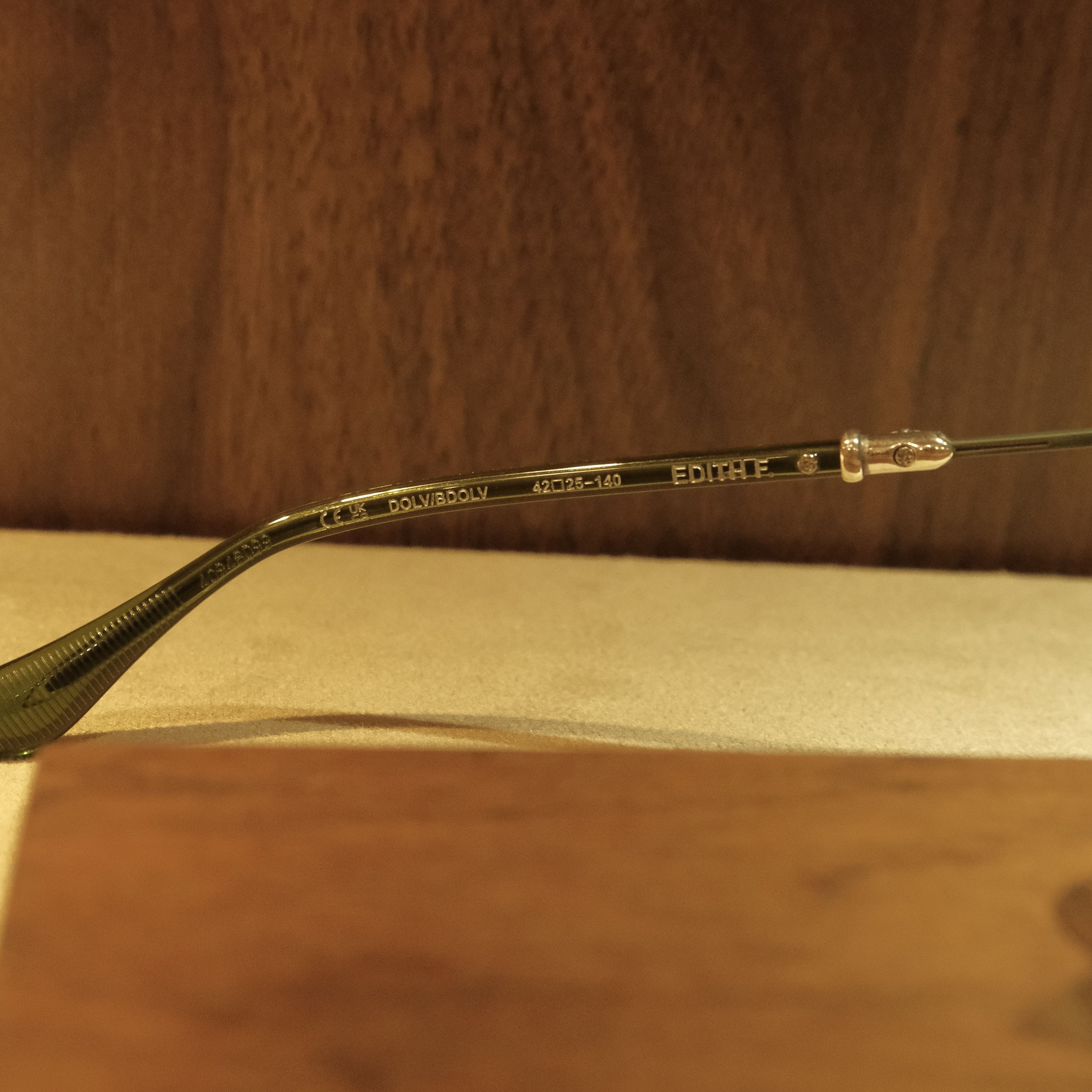 Chrome Hearts CHROME HEARTS EDITH F DARK OLIVE GLASSES Size ONE SIZE - 13 Thumbnail