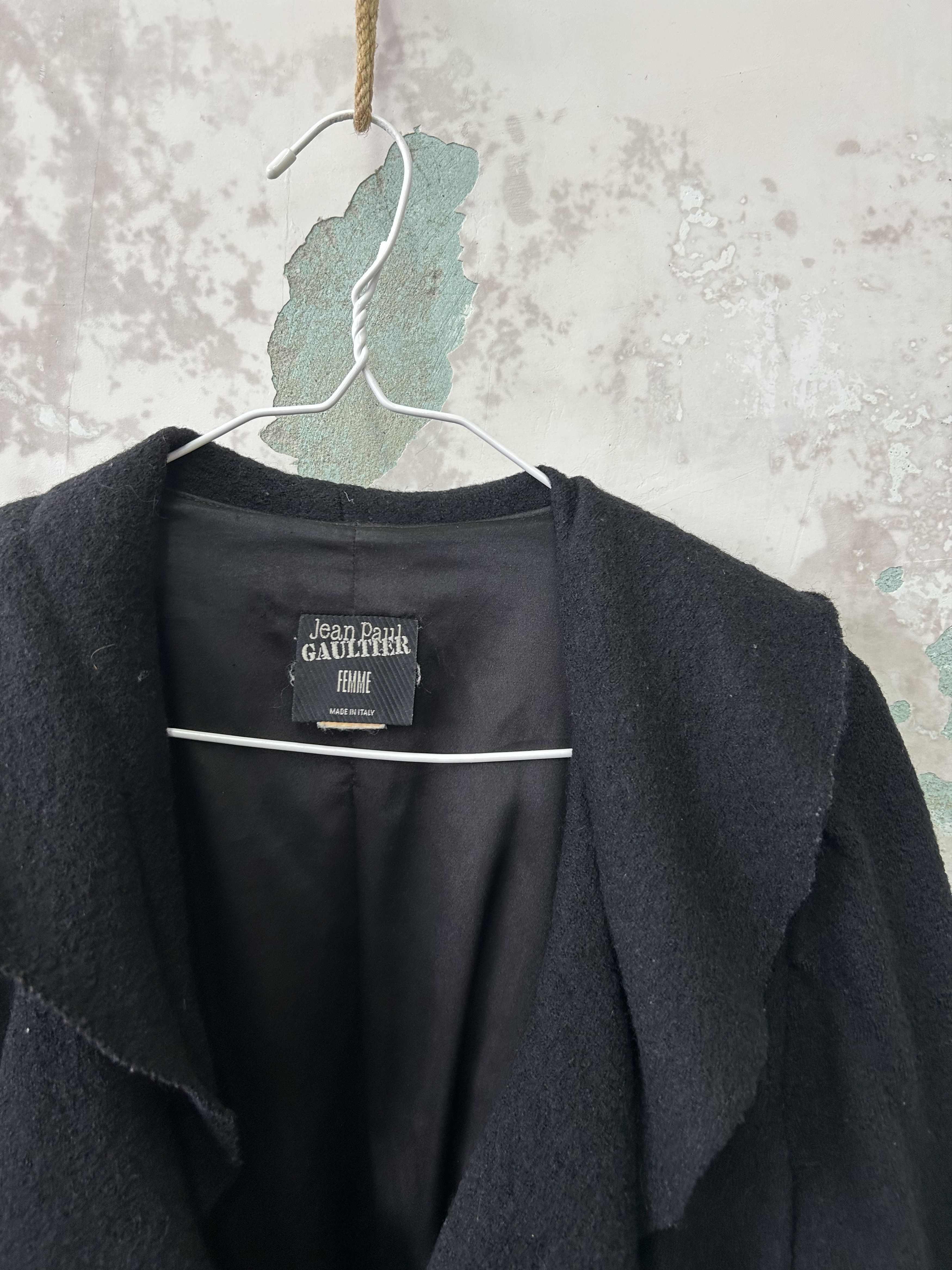 Jean Paul Gaultier Vintage Jean Paul Gaultier wool Women Coat Made In Italy Size M / US 6-8 / IT 42-44 - 4 Thumbnail