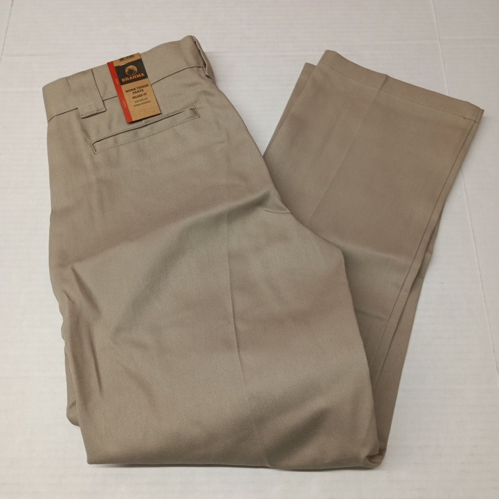 Other Brahma Men's Work Tough Pants Size 32x30 Sandy Taupe Relaxed Size US 32 / EU 48 - 1 Thumbnail