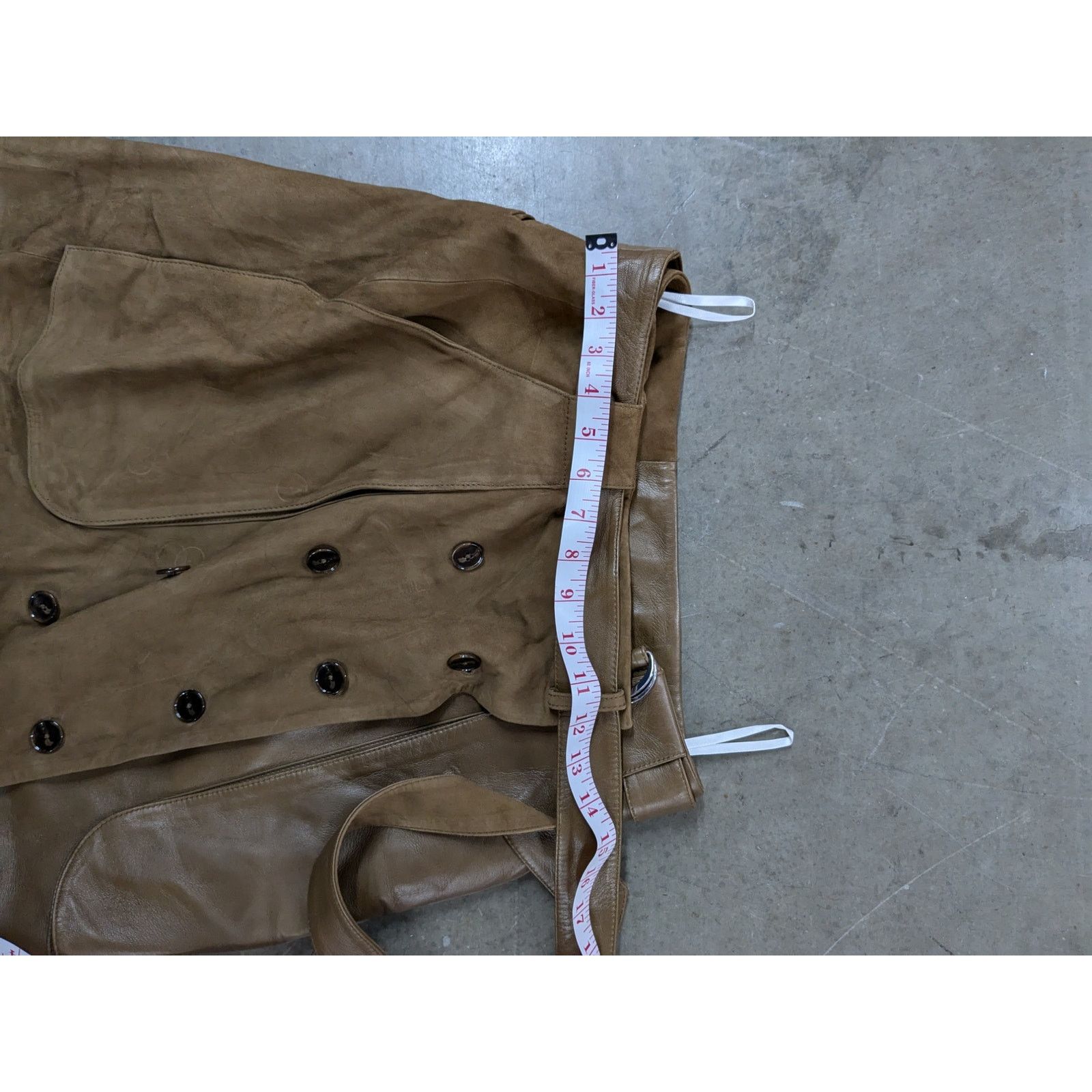 Banana Republic Banana Republic x Peter Do -Leather Utility Skirt/10/Brown Size 32" / US 10 / IT 46 - 5 Thumbnail