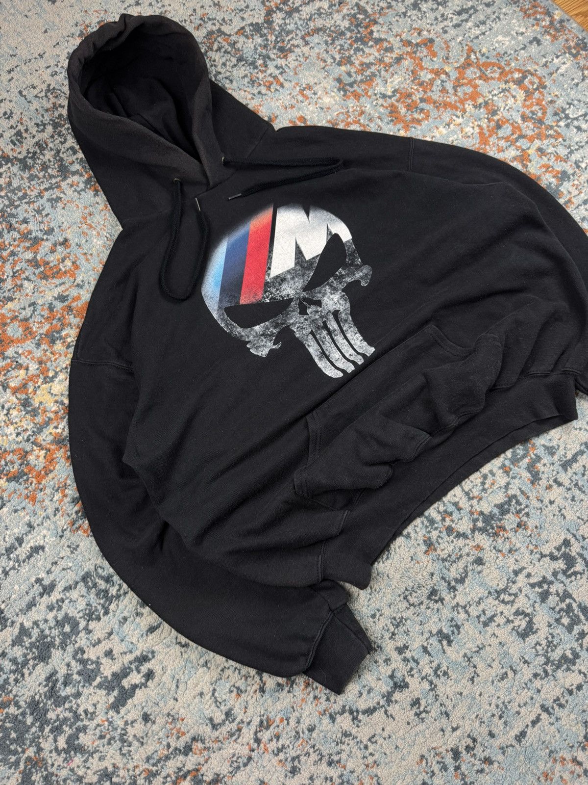 BMW × Vintage Vintage Y2K BMW M power punisher hoodie rave racing techno Size US XL / EU 56 / 4 - 2 Thumbnail
