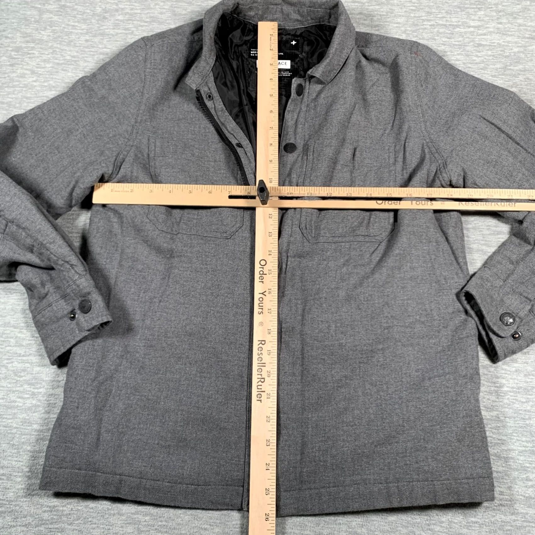 Tavik Tavik Interface Jacket Mens Small Gray Modern Beach Culture Button Up Lightweight Size US S / EU 44-46 / 1 - 5 Thumbnail