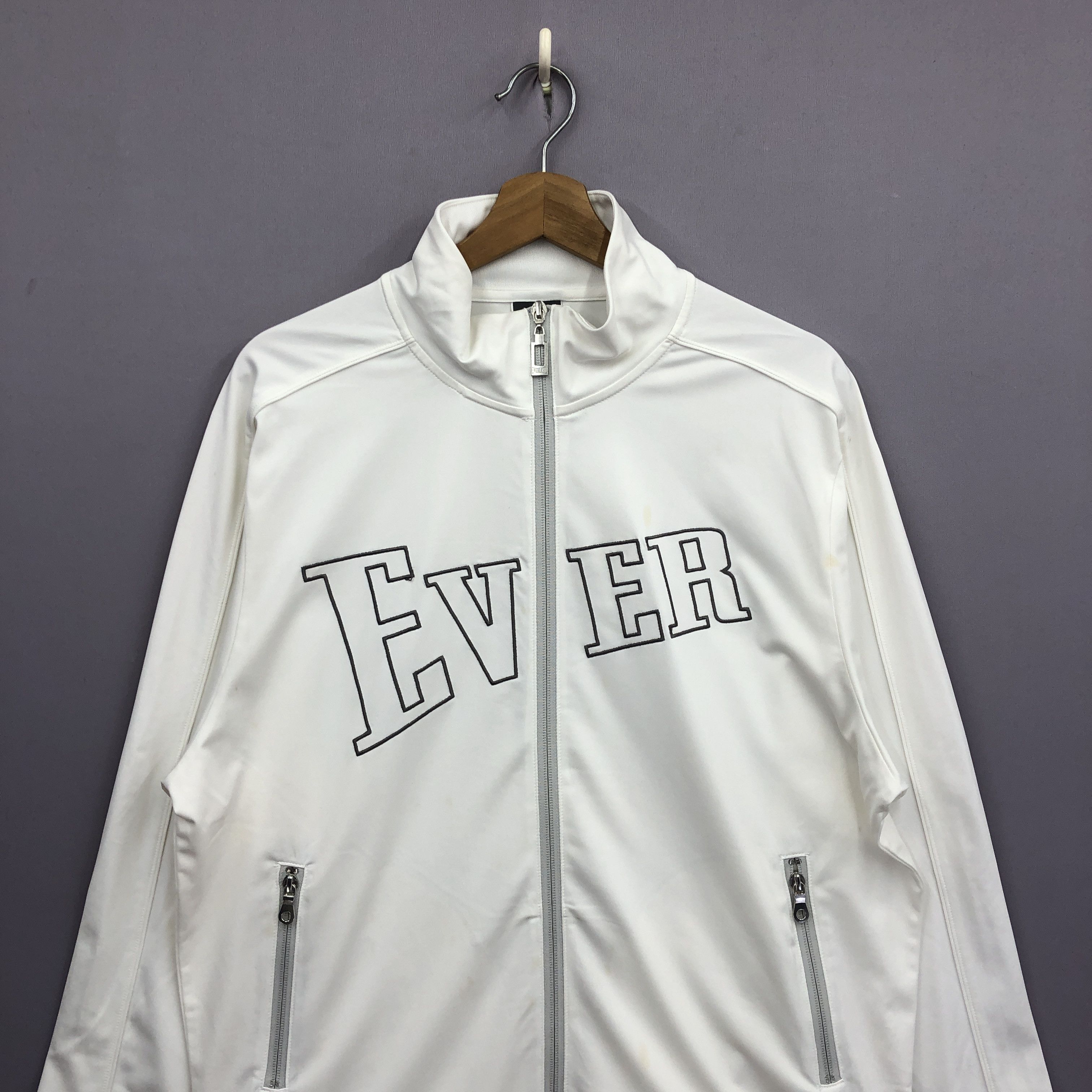 Everlast × Vintage Vintage Everlast Sweater Zipper Track Top Sweatshirt Jumper Size US L / EU 52-54 / 3 - 3 Thumbnail