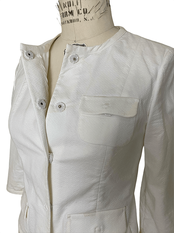 Piazza Sempione Textured blazer with pockets Size M / US 6-8 / IT 42-44 - 3 Thumbnail
