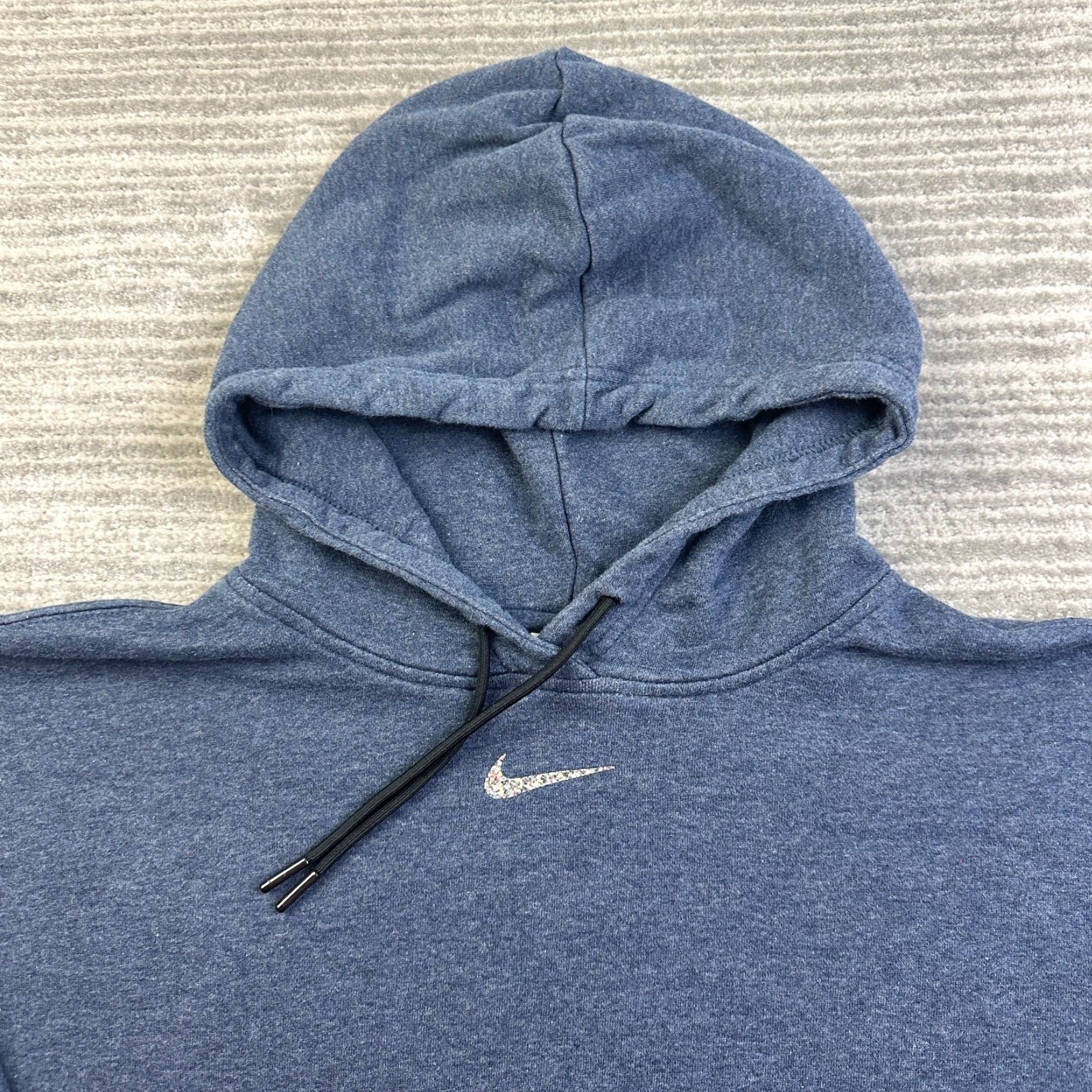 Nike Nike Center Swoosh Hoodie Mens Small Blue Pullover Casual Sweater Size US S / EU 44-46 / 1 - 3 Thumbnail