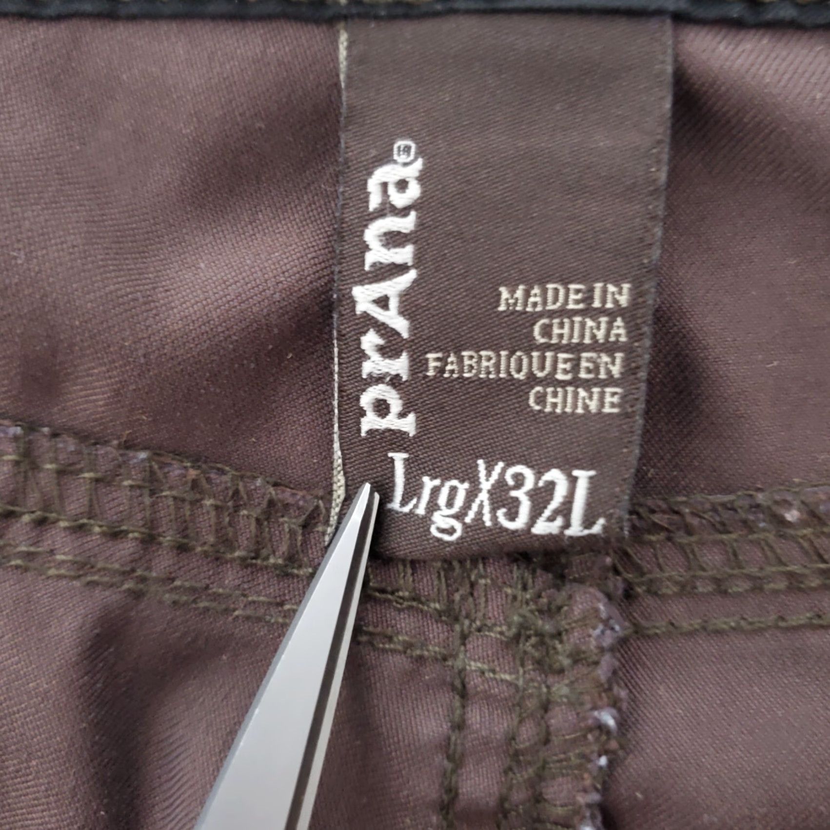 Prana Prana Pants Men LRGx32L Brown Cargo Hiking Lightweight Roll Up Leg Outdoor Size US 33 - 3 Thumbnail
