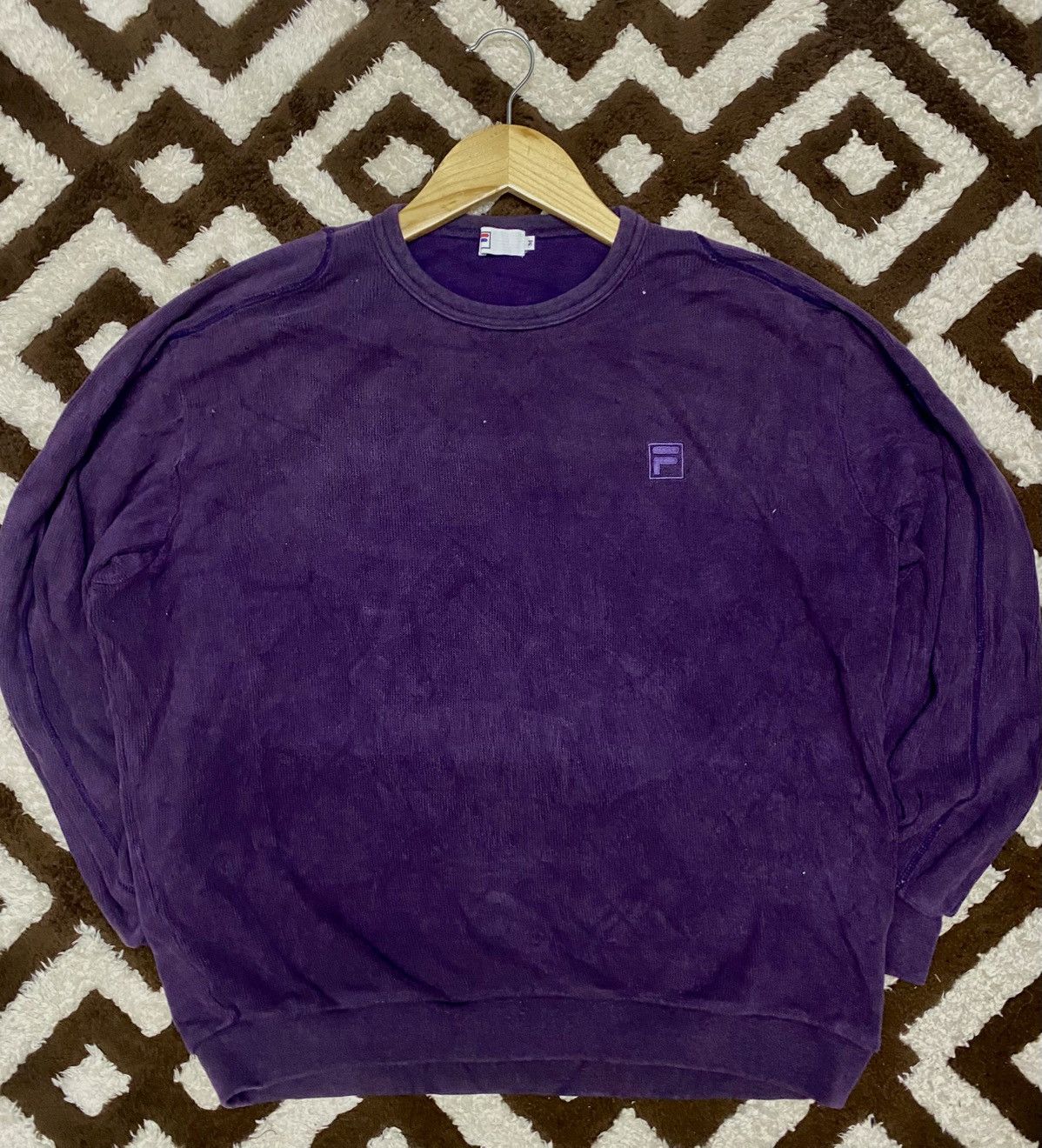 Fila × Vintage RARE Vintage Fila Sweatshirt Size US M / EU 48-50 / 2 - 1 Thumbnail