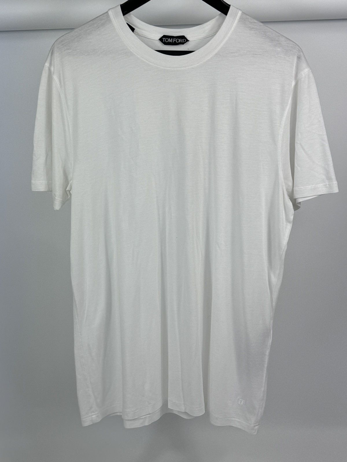 Tom Ford WHITE SHORT SLEEVE T-SHIRT Size US L / EU 52-54 / 3 - 1 Thumbnail