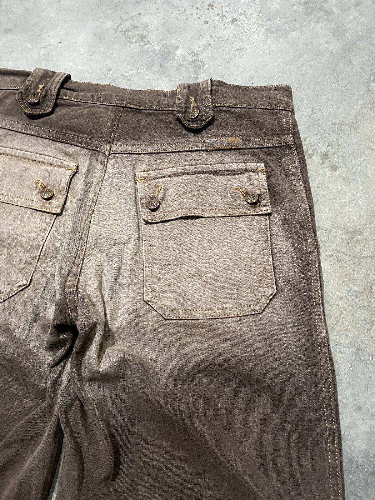 Hysteric Glamour Japanese Crazy Fade Bush Pocket Baggy Jeans 231 Size US 32 / EU 48 - 6 Thumbnail