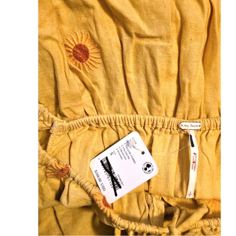 Free People NWT Free People Emory Embroidered Midi Dress $168 SMALL Size S / US 4 / IT 40 - 6 Thumbnail