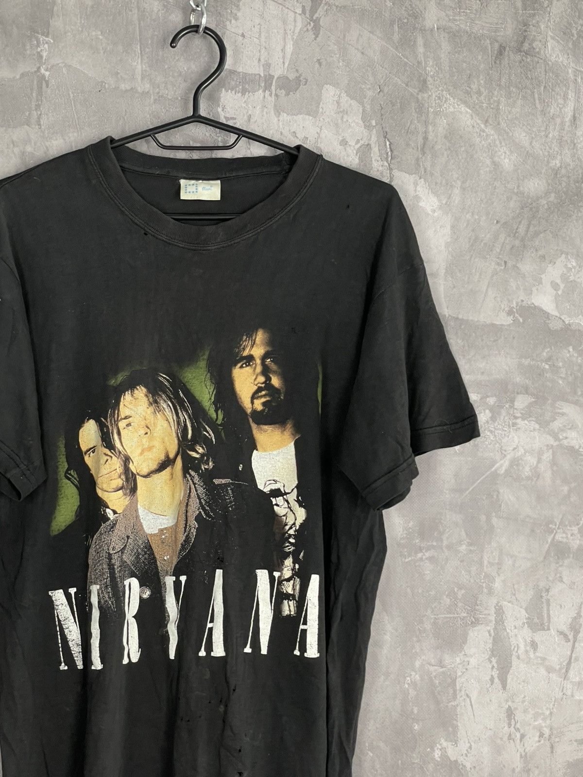 Nirvana × Vintage Nirvana vintage 90s Distressed Metal Punk t-shirt Size US S / EU 44-46 / 1 - 4 Thumbnail