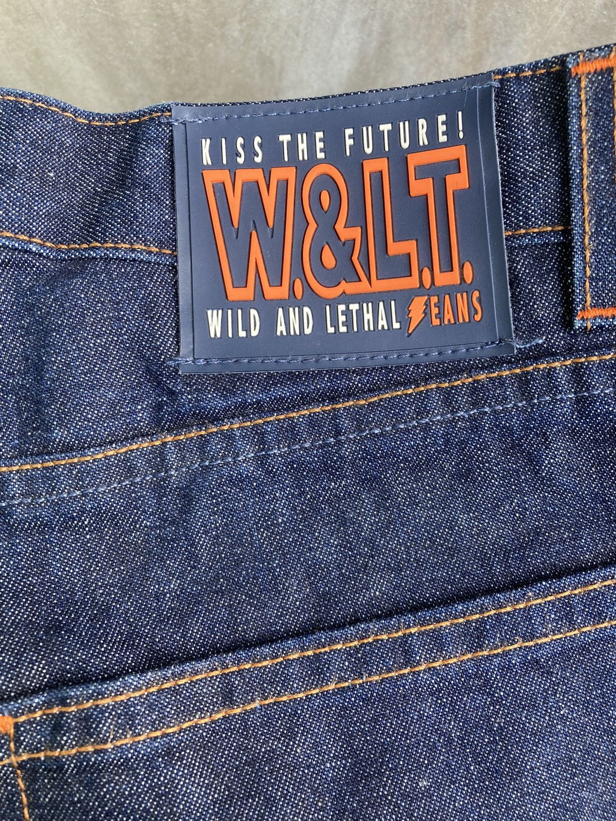 W&LT Banana Cut Denim Jeans Size US 28 / EU 44 - 7 Thumbnail