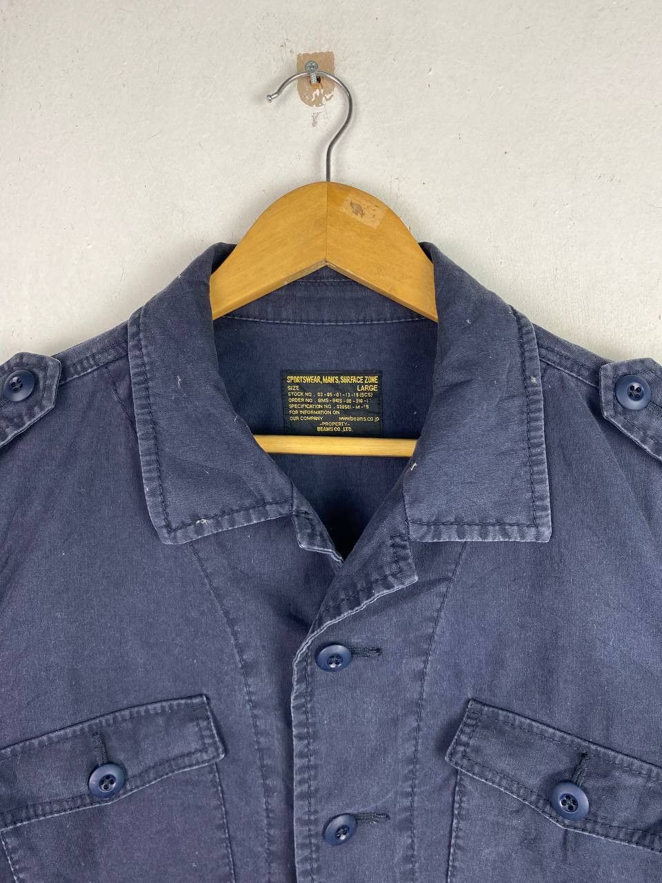 Beams Plus beams japanese brands hard khakis jacket nice design Size US L / EU 52-54 / 3 - 2 Thumbnail