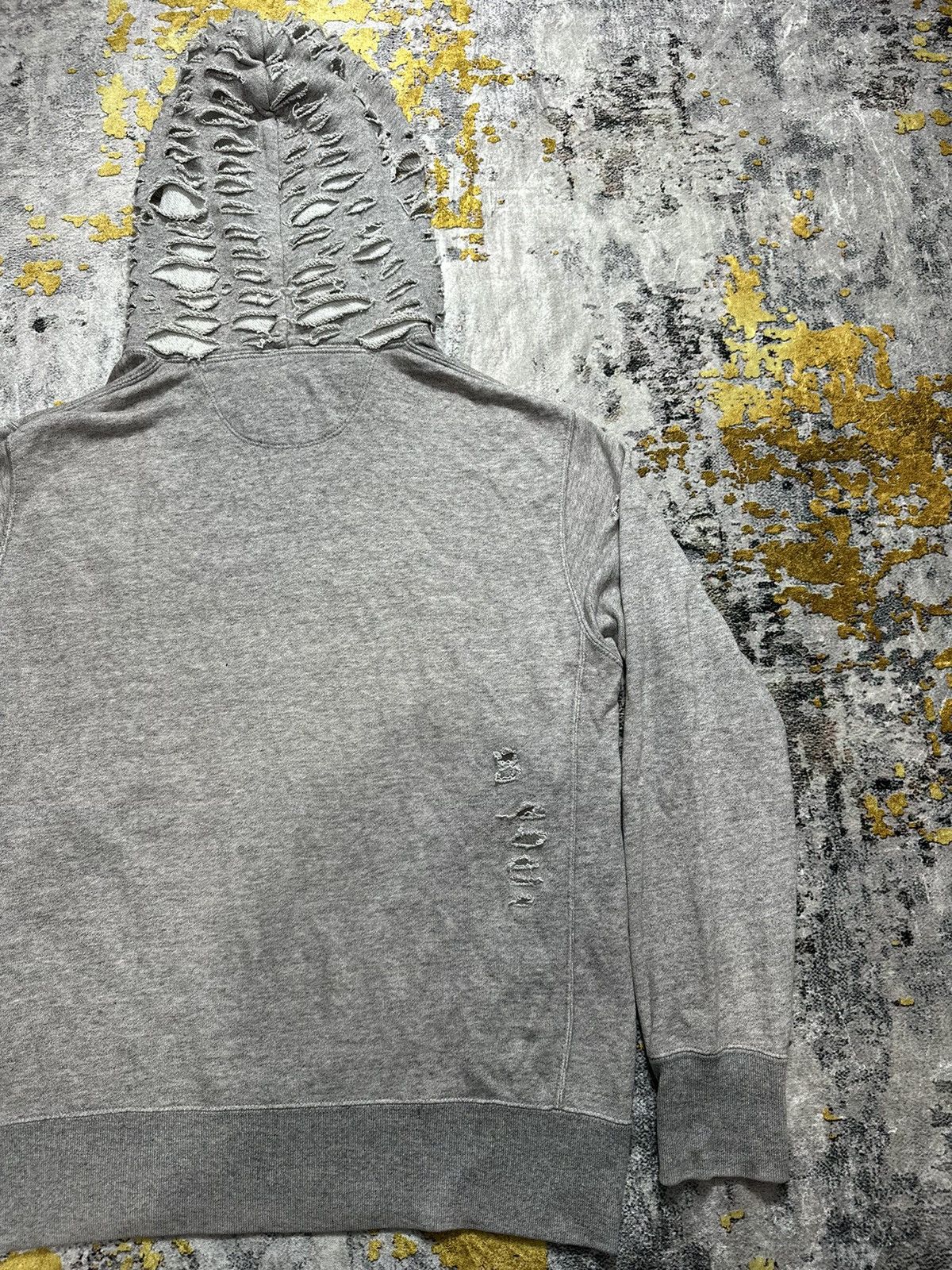 If Six Was Nine × Japanese Brand × Le Grande Bleu (L.G.B.) CRAZY DISTRESSED GRUNGE PUNK STYLE UNIQLO HOODIE Size US L / EU 52-54 / 3 - 3 Thumbnail