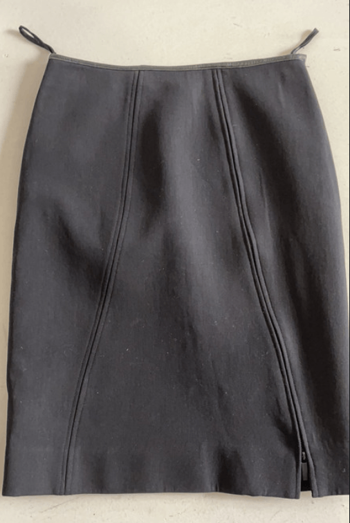 Gucci Gucci Skirt Wool Office Zip Suit Tom Ford era 2000s EX0158 Size 26" / US 2 / IT 38 - 1 Thumbnail