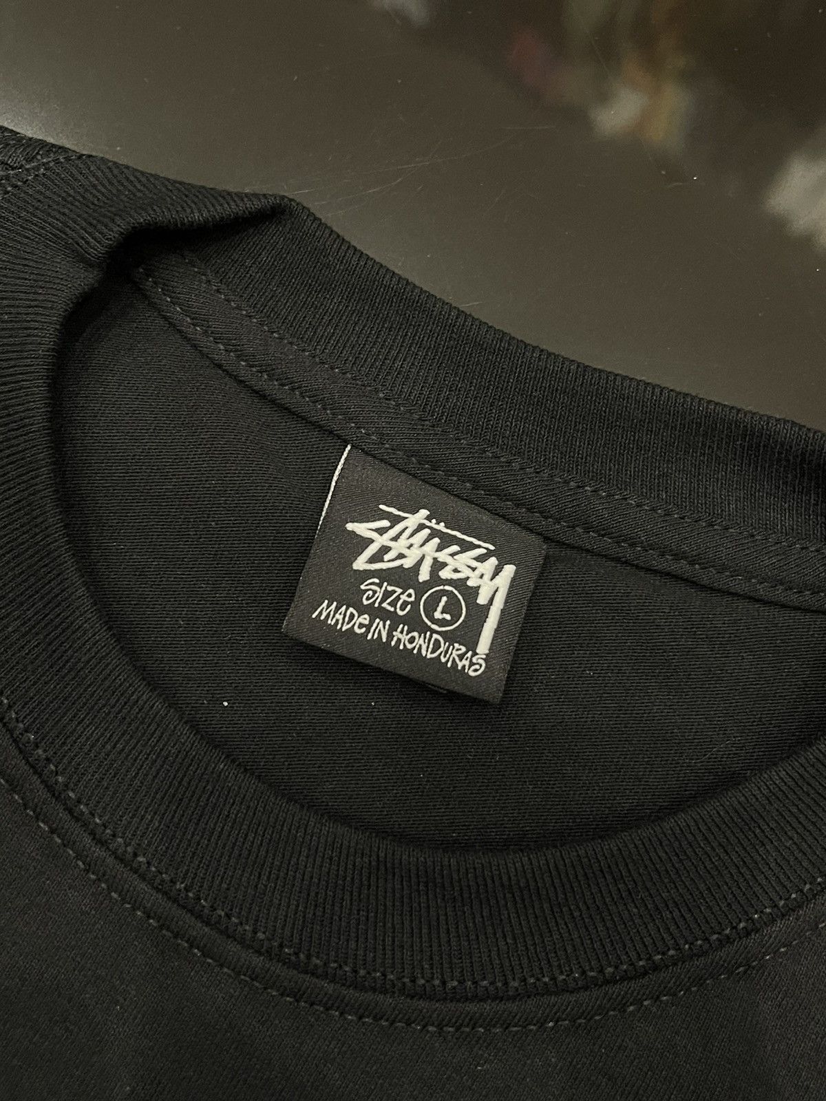 Our Legacy × Stussy Stussy Work Shop OL Sport Pigment Dyed T-Shirt Black Size US L / EU 52-54 / 3 - 5 Thumbnail
