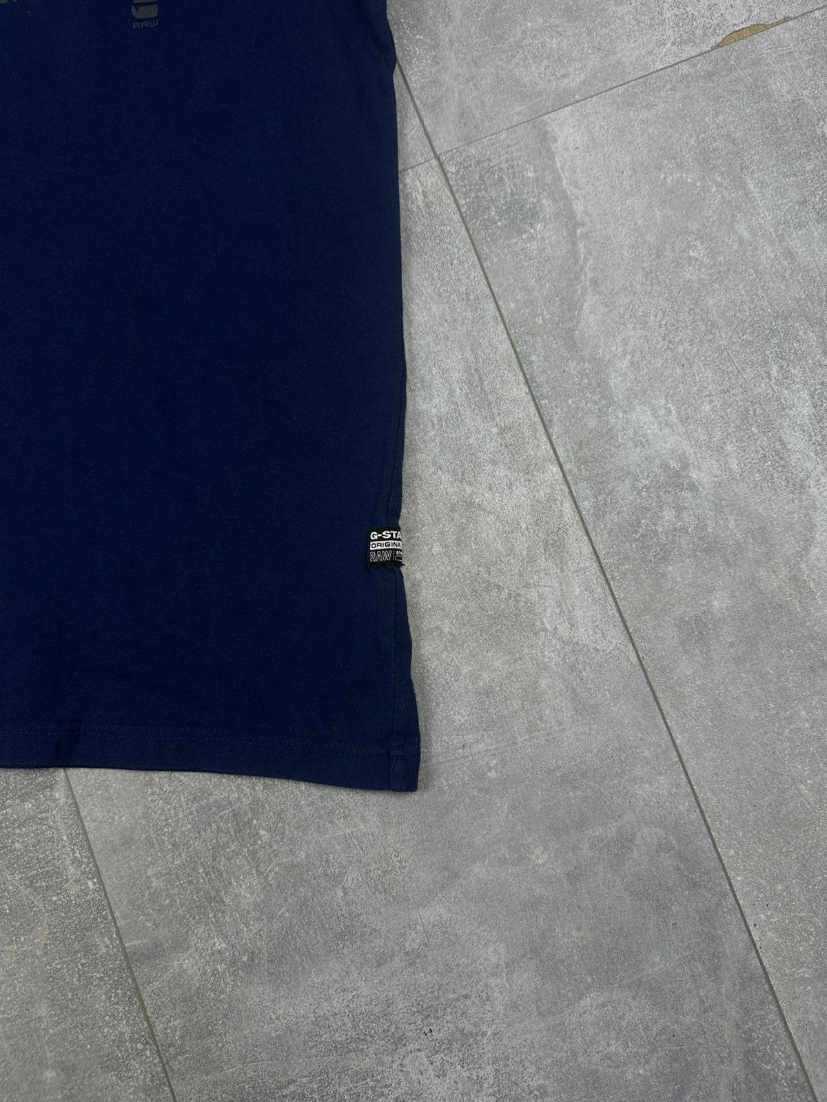 Other G Star Raw Blue Overprint Logo Tee Size US L / EU 52-54 / 3 - 2 Thumbnail