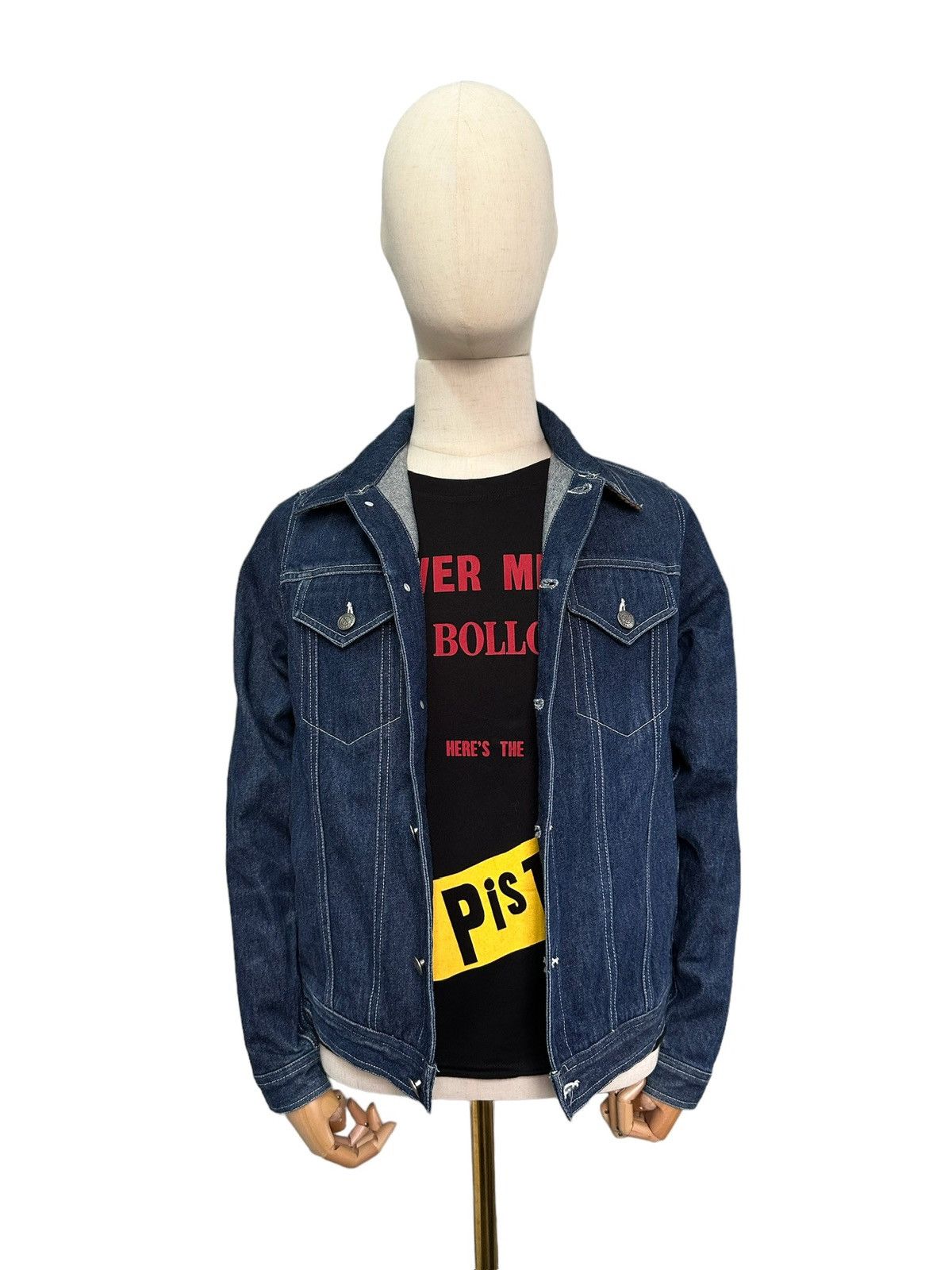 PEEL&LIFT Y2k FUVA Anarchism trucker denim jacket Size US M / EU 48-50 / 2 - 6 Thumbnail