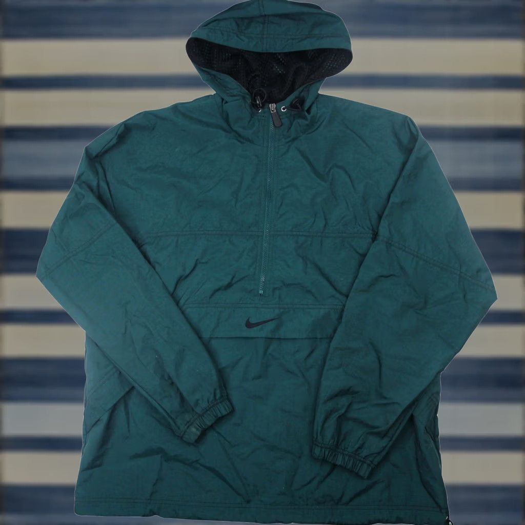 Nike × Vintage Nike Center Swoosh Anorak Windbreaker Jacket | Grailed