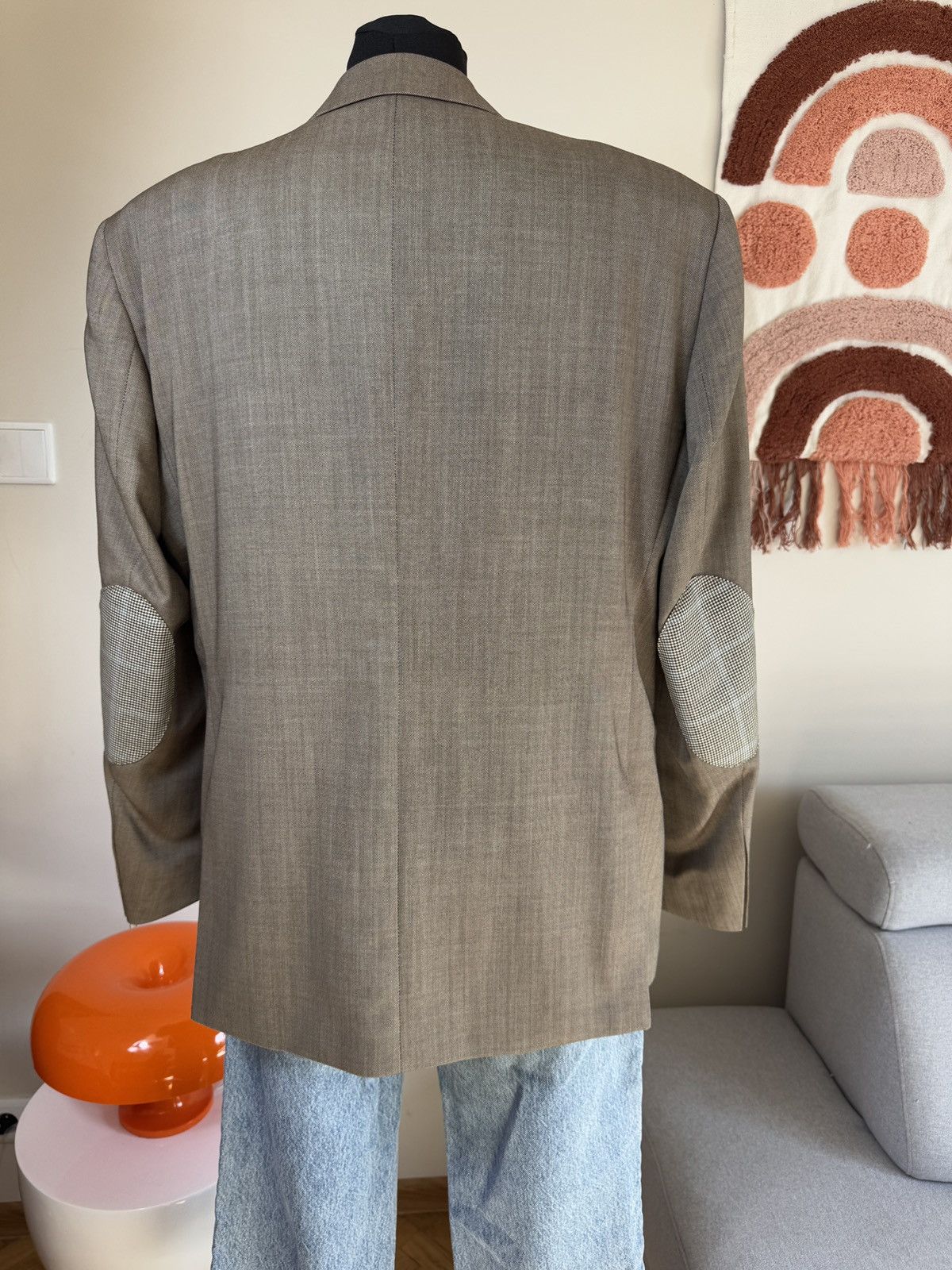Other Roy Robson Pure Wool Blazer Modern Fit Elbow Patch Detail Size 40R - 7 Thumbnail