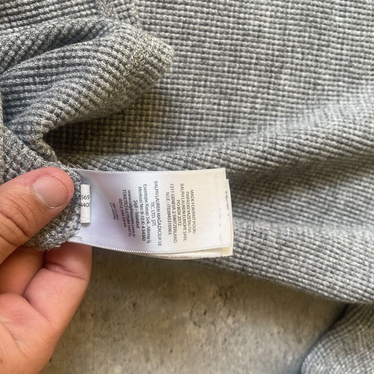 Polo Ralph Lauren New Collection Polo Ralph Lauren Knit Wafle Sweatshirt Size US L / EU 52-54 / 3 - 4 Thumbnail