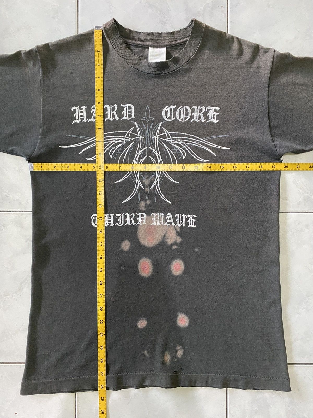 Vintage RARE VINTAGE 00s SINGLE STITCHING GOTHIC HARDCORE THIRD WAVE Size US M / EU 48-50 / 2 - 17 Thumbnail