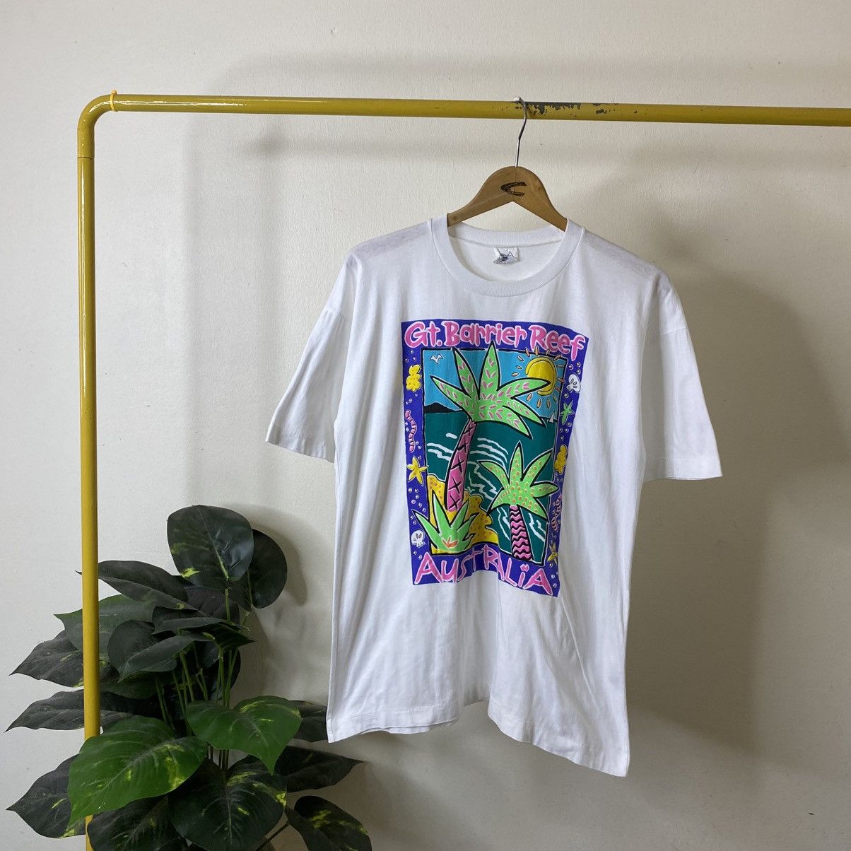Vintage Vintage 90s The Great Barrier Reef Australia Promo Tee Size US L / EU 52-54 / 3 - 1 Thumbnail