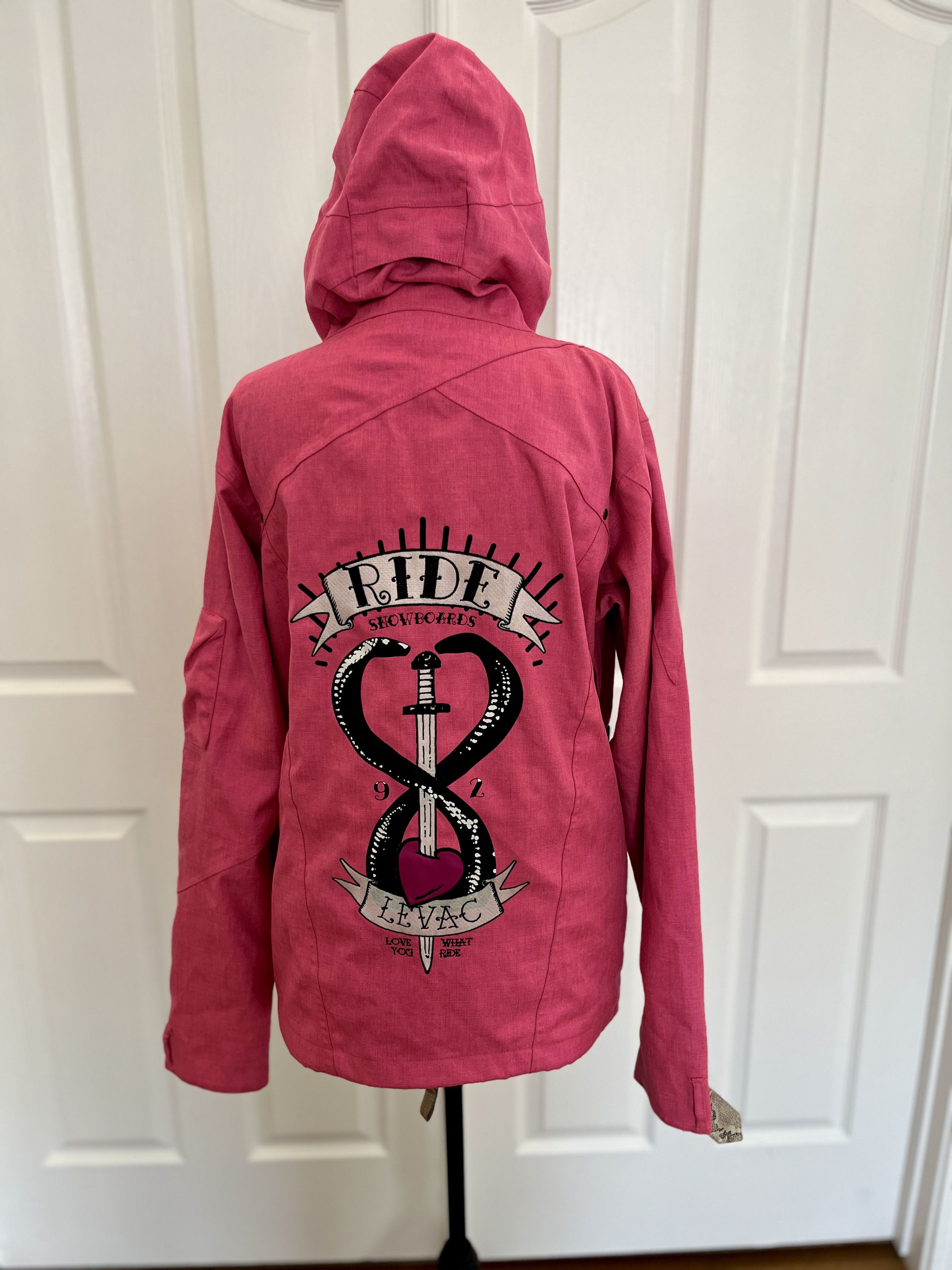 Vintage Vintage Ride Snowboards Priscilla LeVac Pro Shell Jacket Size M / US 6-8 / IT 42-44 - 5 Thumbnail