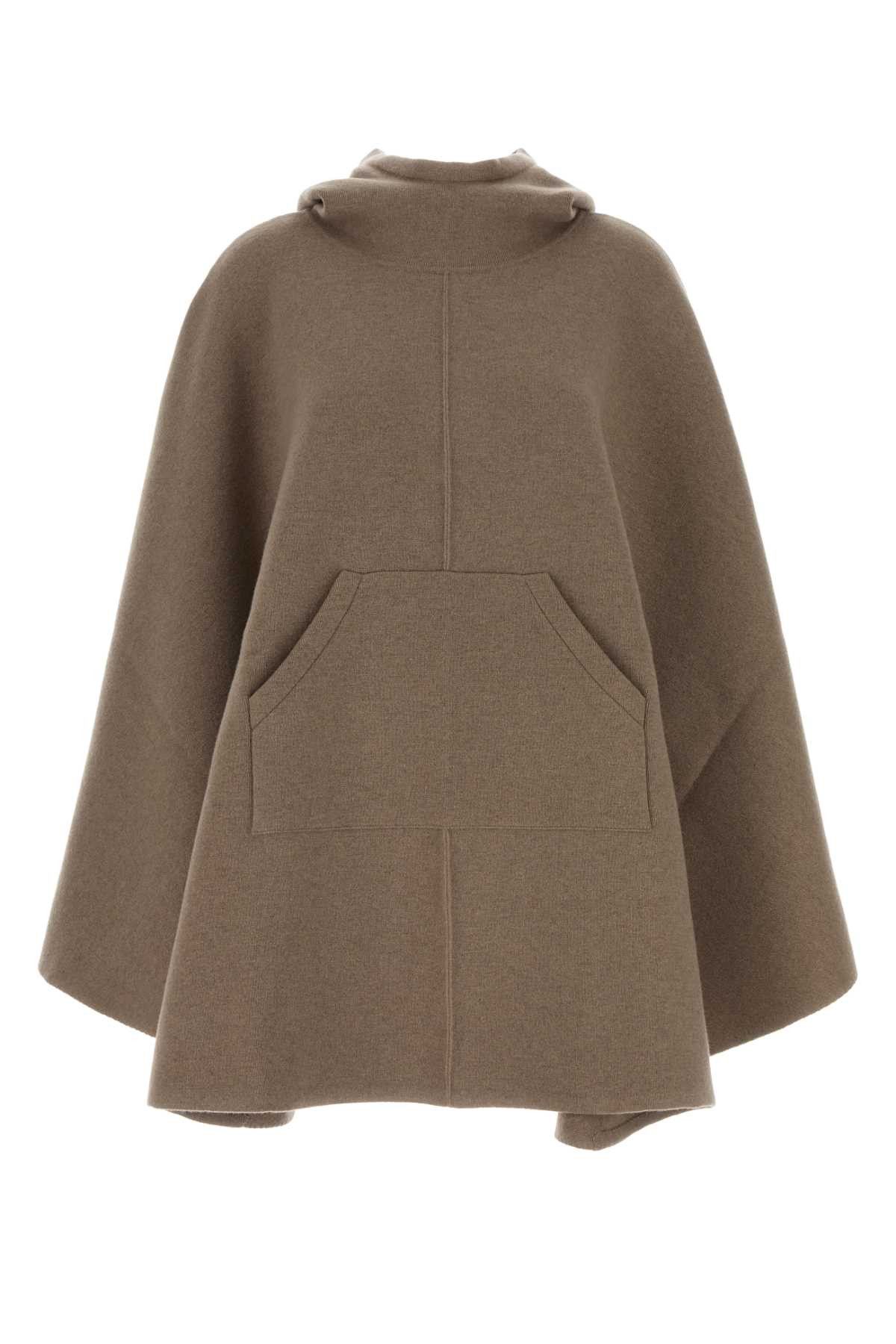 Bottega Veneta Cappuccino Cashmere Cape Size M / US 6-8 / IT 42-44 - 1 Thumbnail
