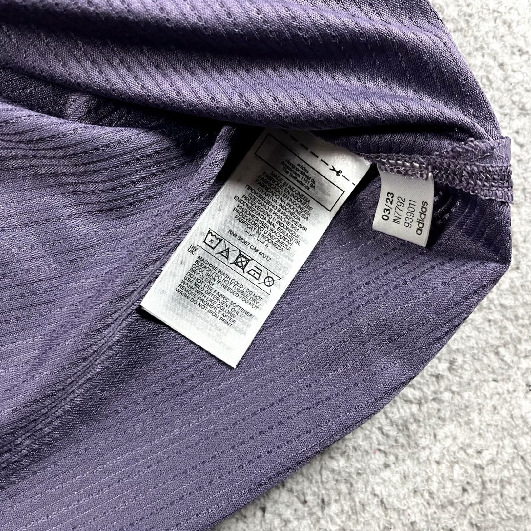Adidas adidas Jersey Men XL Short Sleeve T-Shirt Purple running & jogging gear Berlin Marathon endorse Size US XL / EU 56 / 4 - 7 Thumbnail