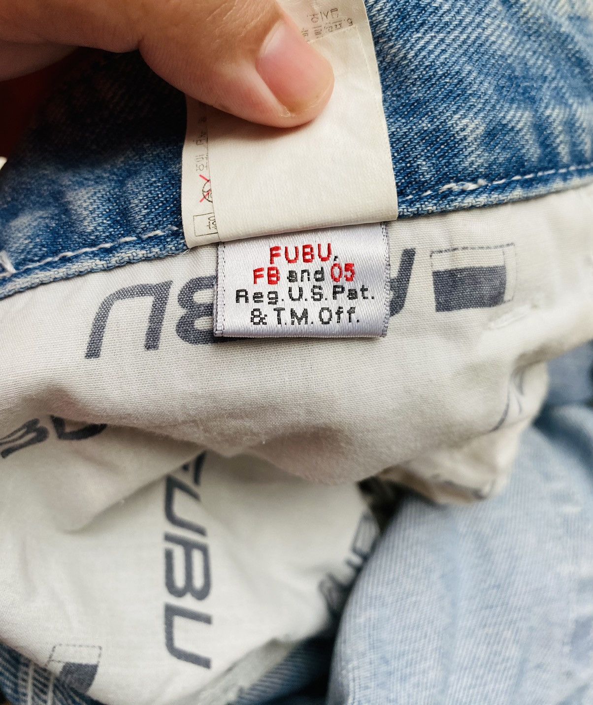 Fubu Rare Design Vintage Brand Fubu Rapper Hip Hop Jeans 1990s Size US 32 / EU 48 - 8 Thumbnail