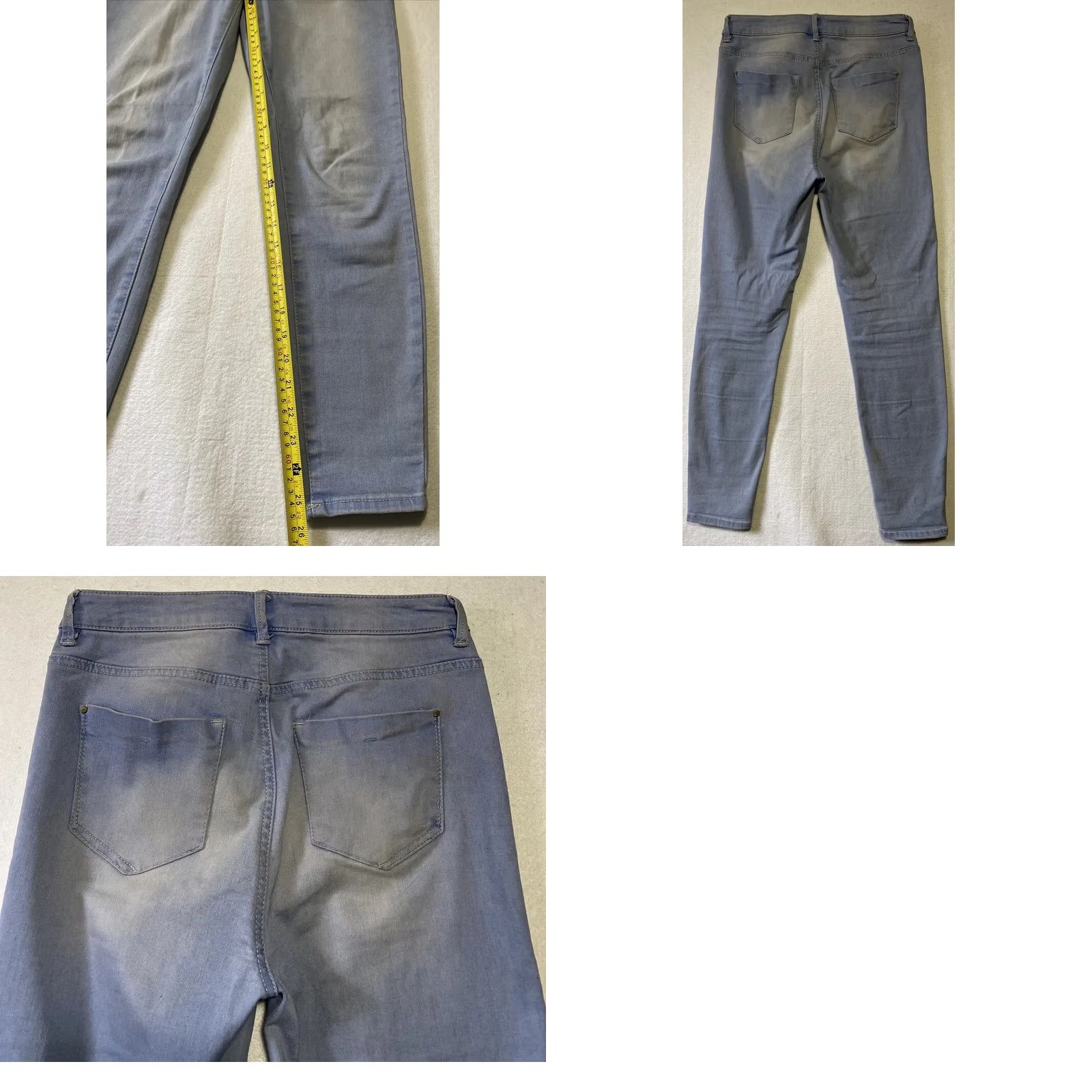 Vintage VINTAGE Celebrity Pink Jeans High Rise Skinny Women's Size 7x28 Blue 28-12 Denim Slim Zip Machine Washable All Seasons Womens Size 28" / US 6 / IT 42 - 8 Thumbnail
