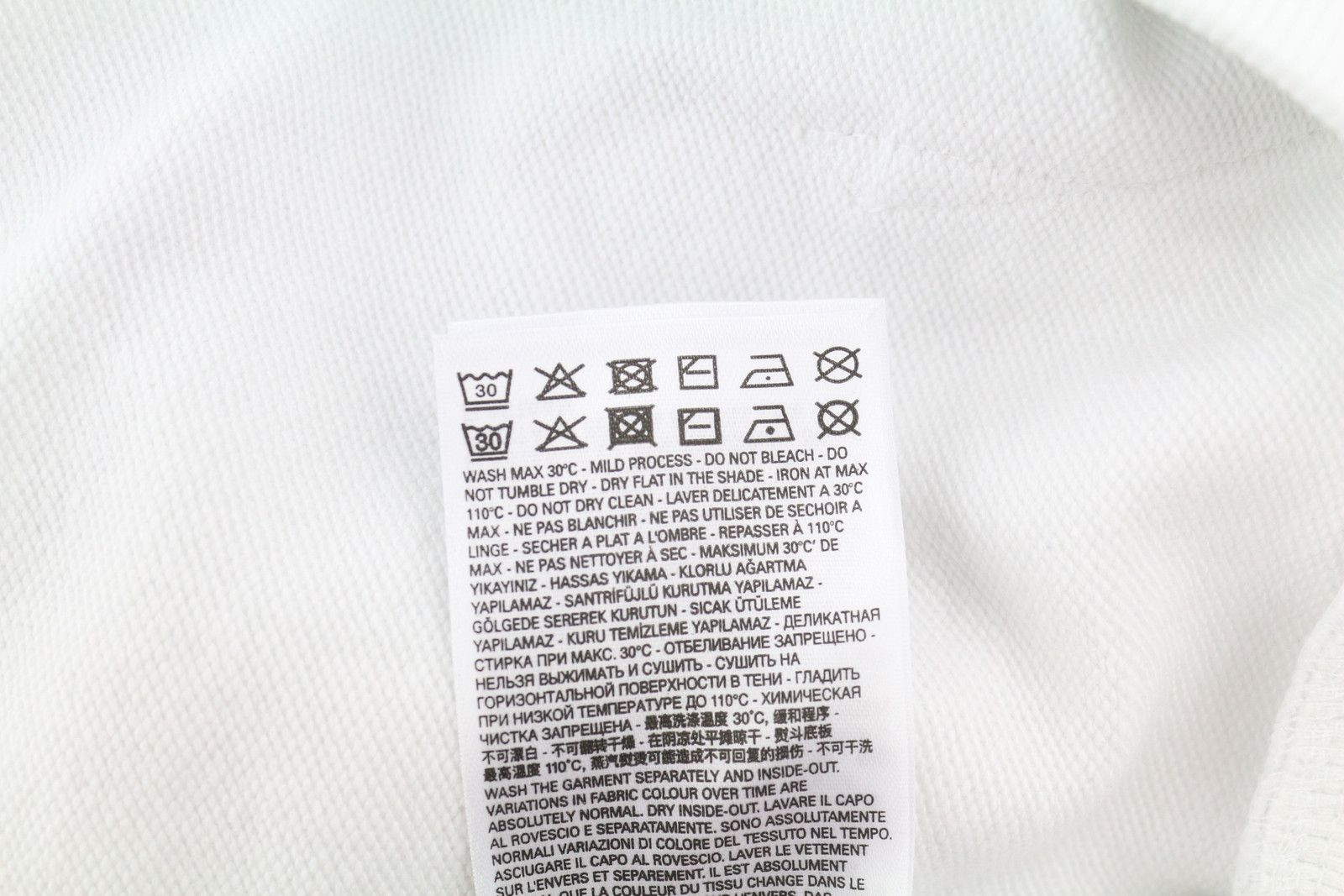 Diesel S-GINN-HOOD-K25 M White Logo Hoodie 41027 Size US M / EU 48-50 / 2 - 11 Thumbnail