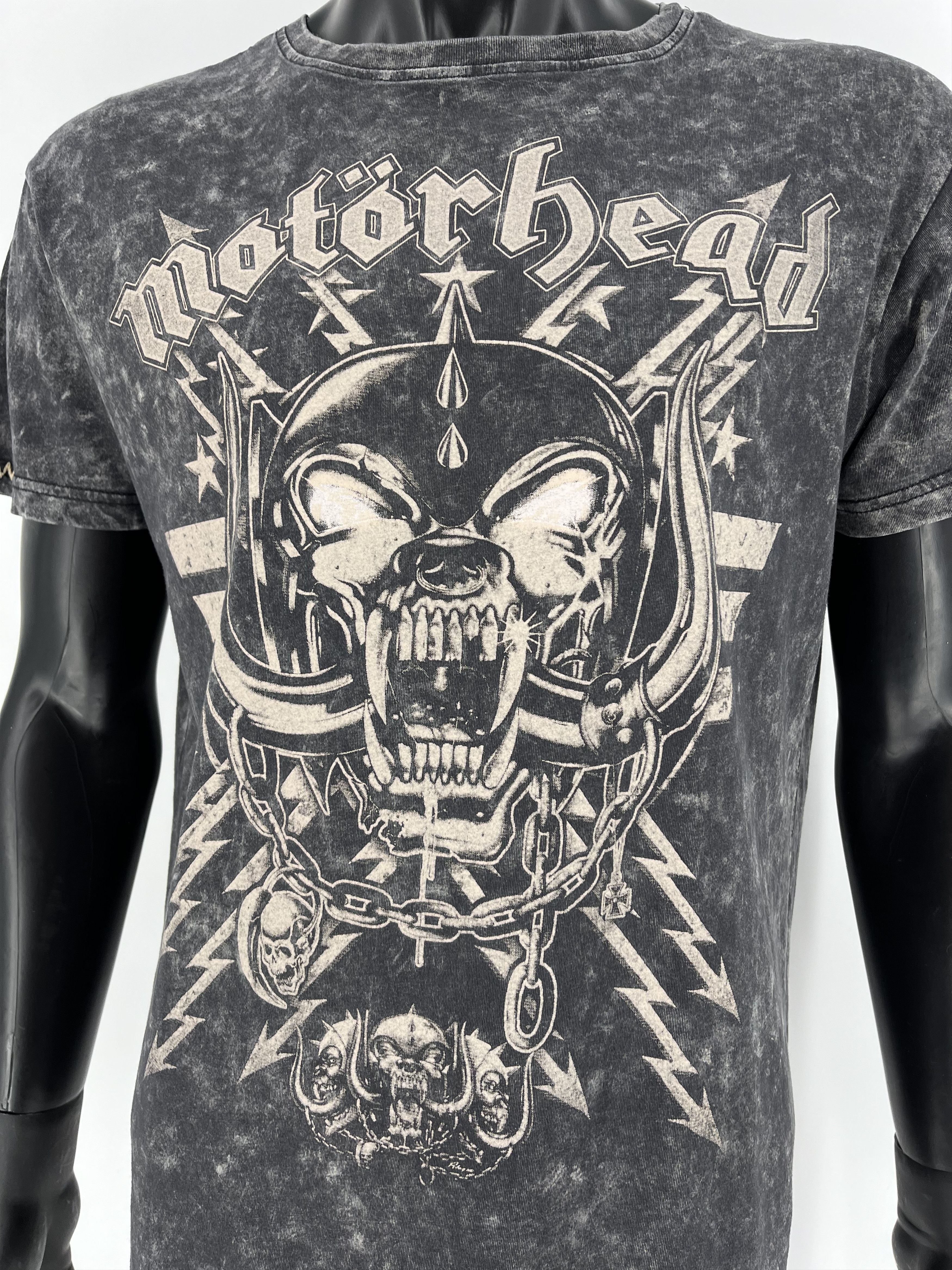 Band Tees Vintage Y2K Motörhead Band Rock Humor T-shirt Streetwear 90s Size US L / EU 52-54 / 3 - 7 Thumbnail