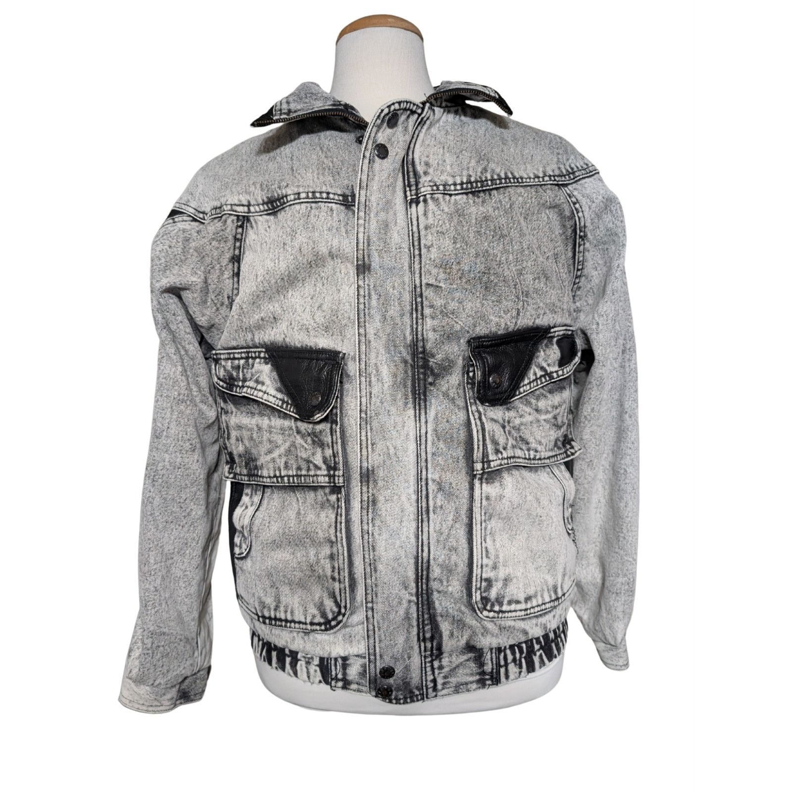 Other Maya Hotel Vintage Acid Wash Denim Jacket Men’s Size Small S Size US S / EU 44-46 / 1 - 1 Thumbnail