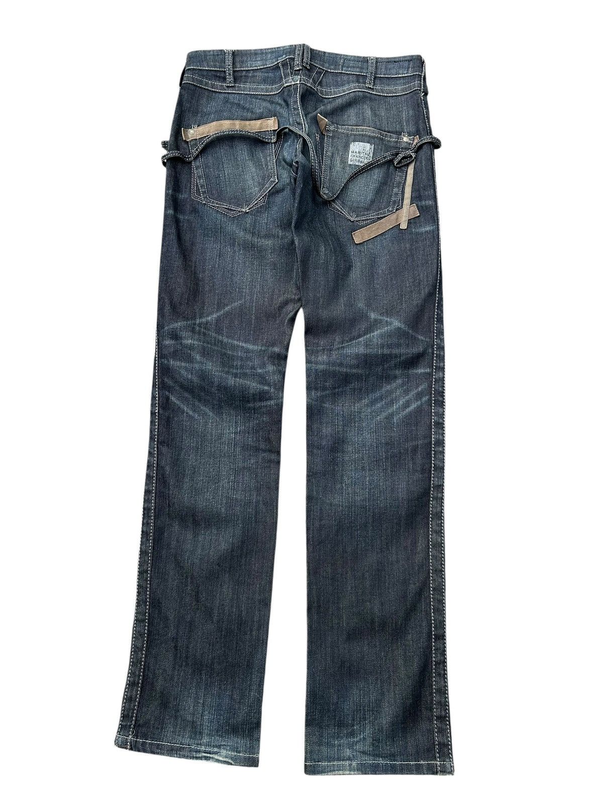 Marithe + Francois Girbaud Marithé + François Girbaud Punk Bondage Style Denim Jeans ☠️ Size US 31 - 2 Thumbnail