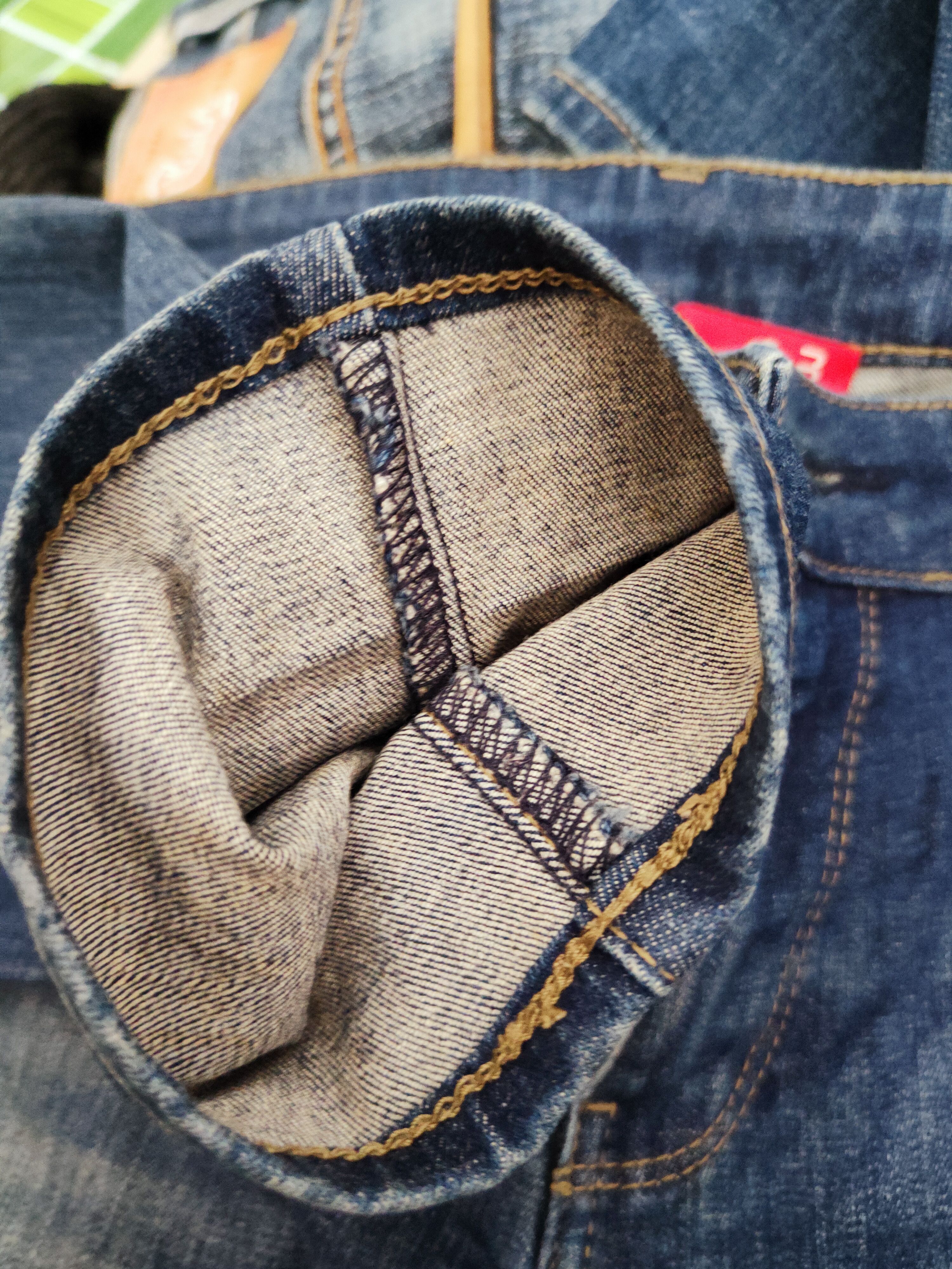 Uniqlo × Vintage Vintage Uniqlo Dark Blue Distressed Ripped Skinny Jeans Size 31" - 13 Thumbnail