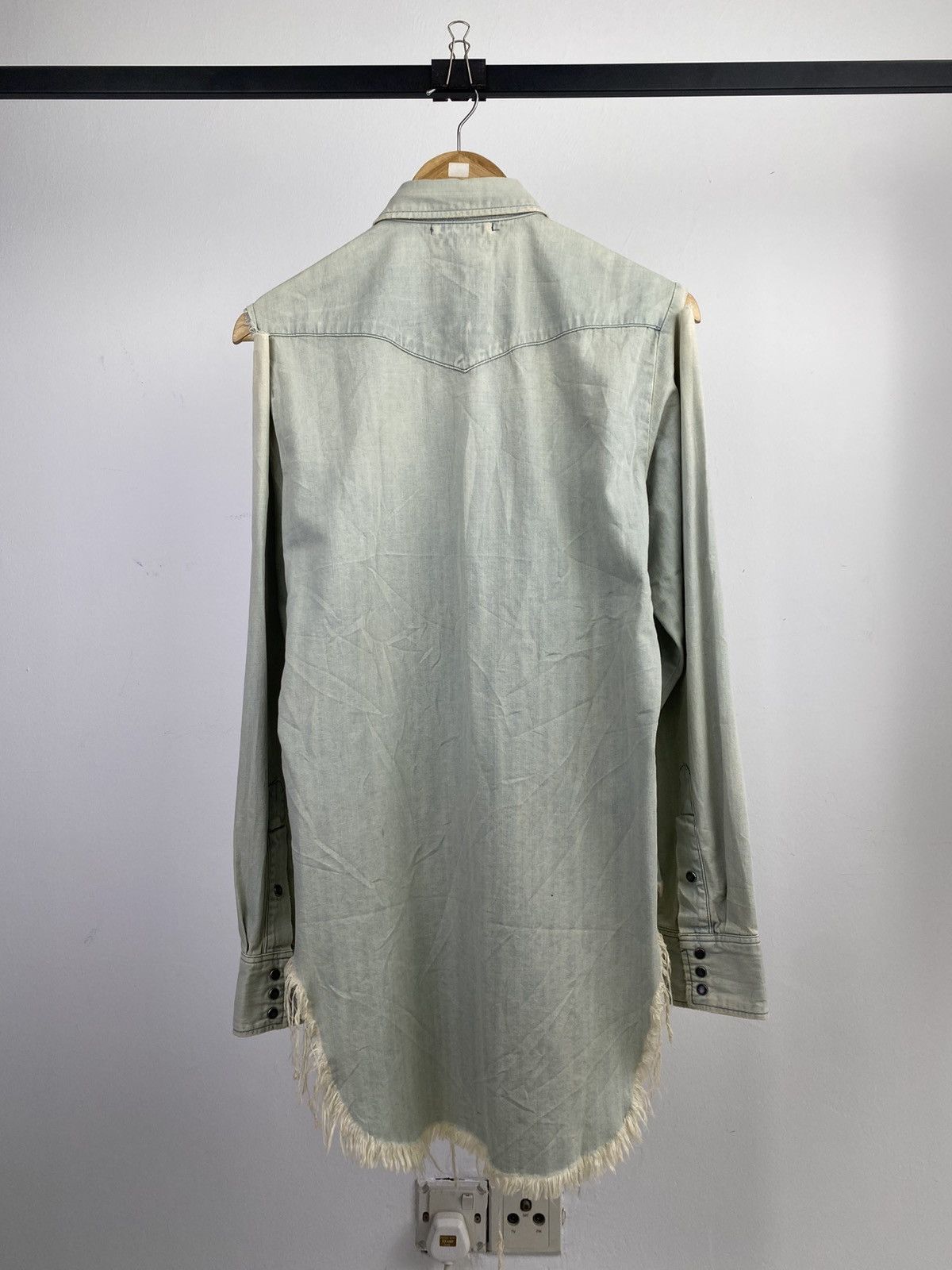Sasquatchfabrix SS11 Sasquatchfabrix "Zearchy" Distressed Denim Shirt Size US S / EU 44-46 / 1 - 8 Thumbnail