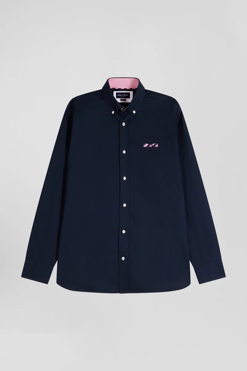 Eden Park o1s22i1n1024 Oxford Shirt in Blue Size US L / EU 52-54 / 3 - 1 Thumbnail
