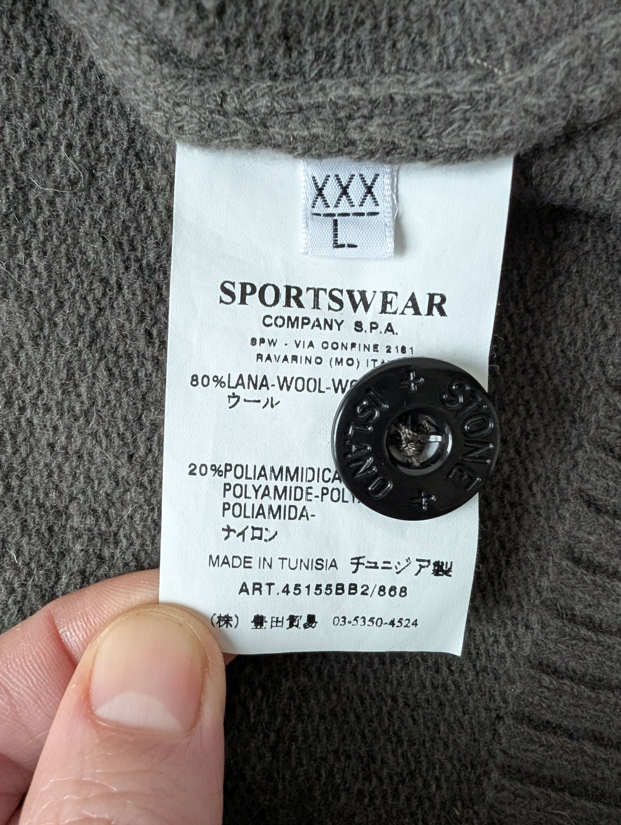 Stone Island Stone Island Zip Up Button Wool Hooded Sweater Cardigan Size US XXL / EU 58 / 5 - 10 Thumbnail
