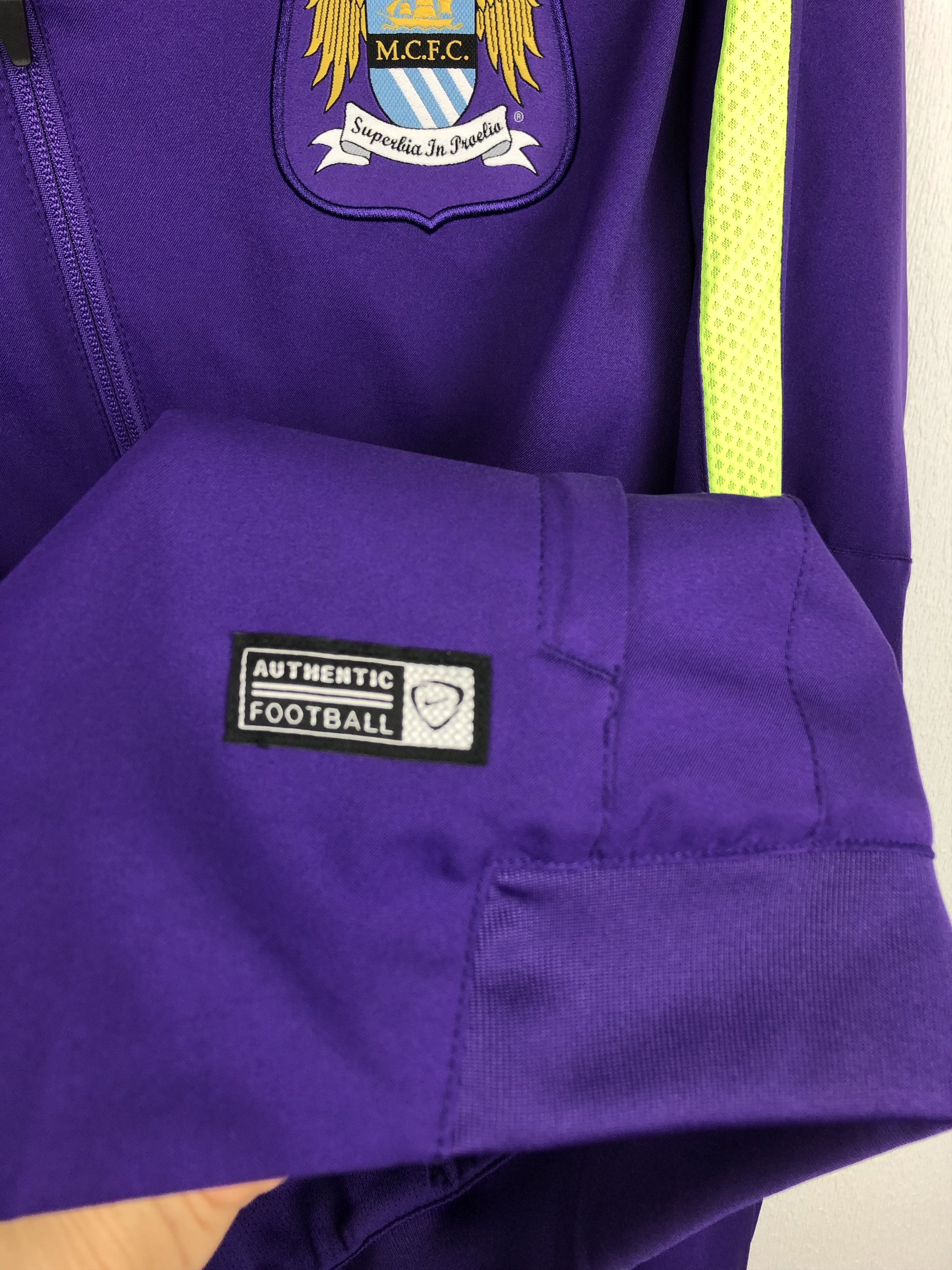 Nike Vintage Nike Manchester City Football Jacket Soccer Track Size US M / EU 48-50 / 2 - 3 Thumbnail