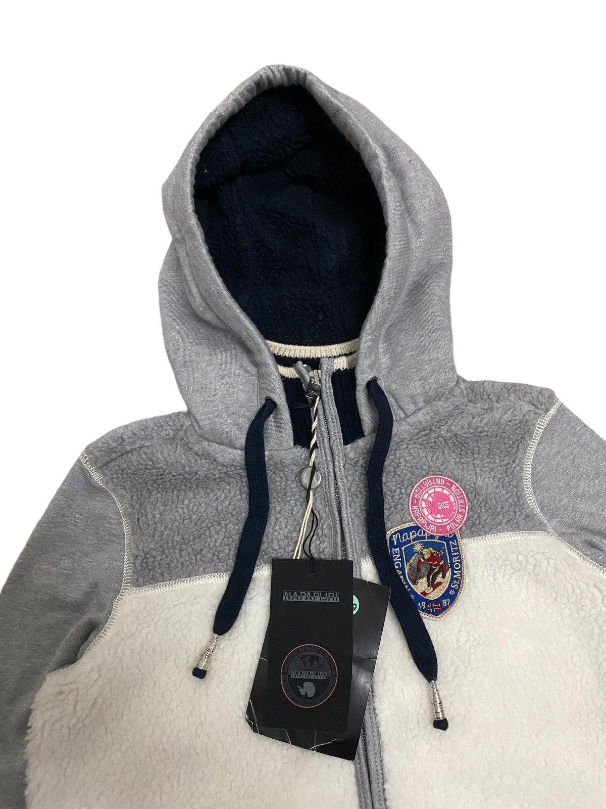 Japanese Brand × Napapijri × Vintage Vintage Napapijri Sherpa Outdoor Jacket Size US M / EU 48-50 / 2 - 3 Thumbnail
