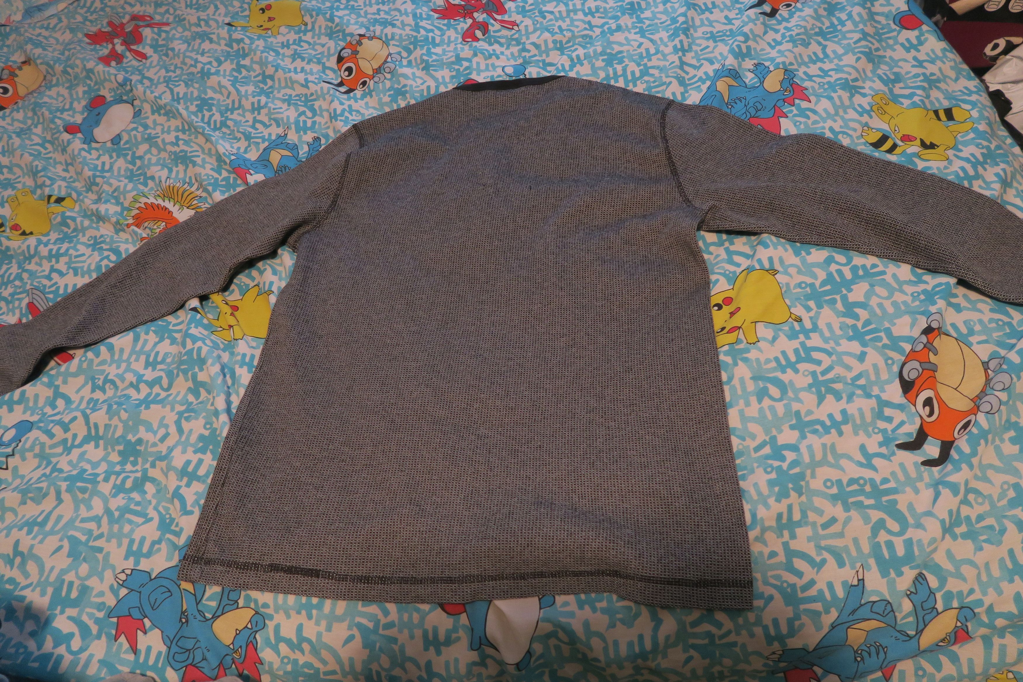 Old Navy VTG Old Navy Graphic L/S Thermal Navy Blue Grunge Skater Y2K Size US XL / EU 56 / 4 - 6 Thumbnail