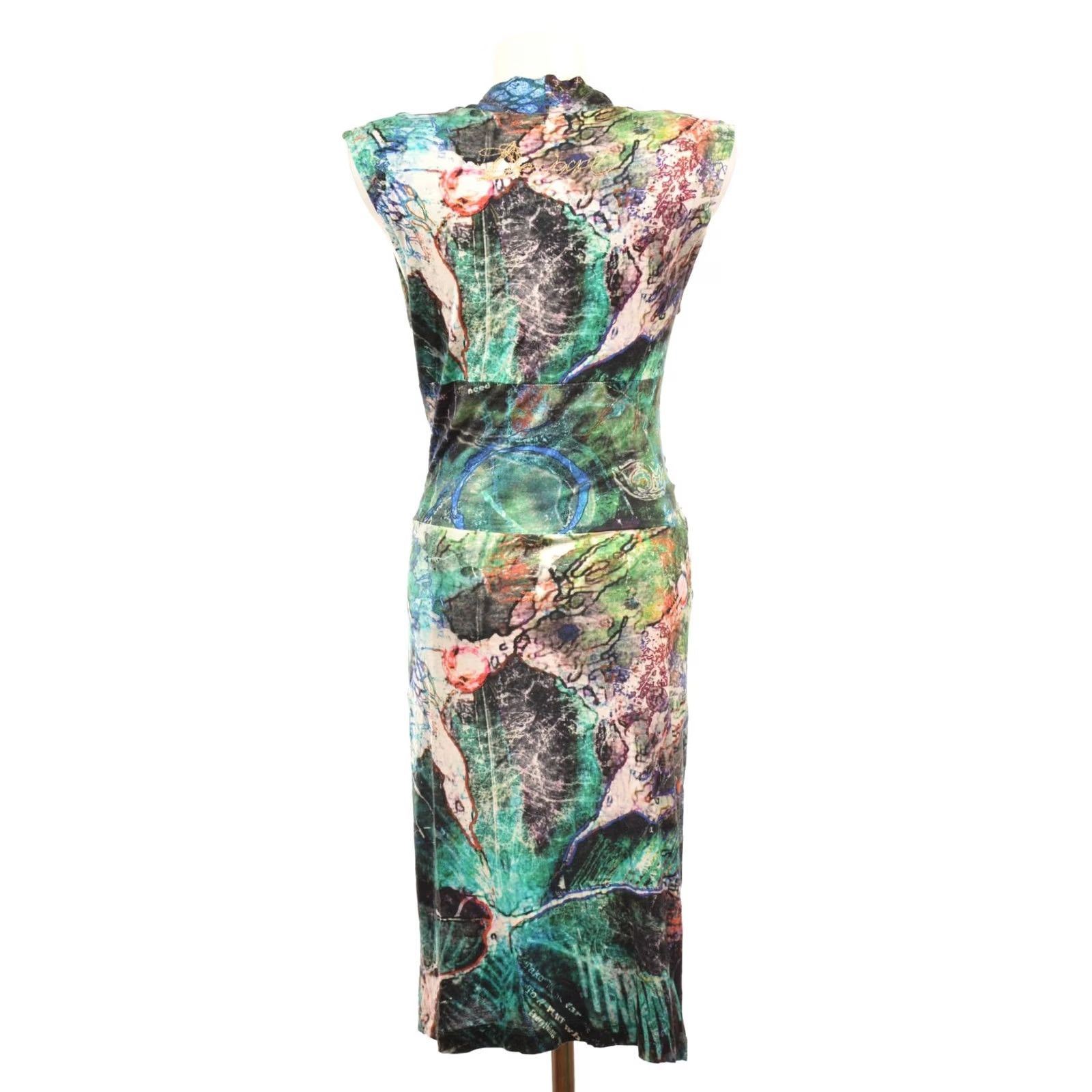 Desigual Desigual Dream Runway Viscose Dress, 16V2079 4000, Size M, Multicolor, Tank Dress, Short Dress, Women, Regular, 100% Viscose Size M / US 6-8 / IT 42-44 - 5 Thumbnail