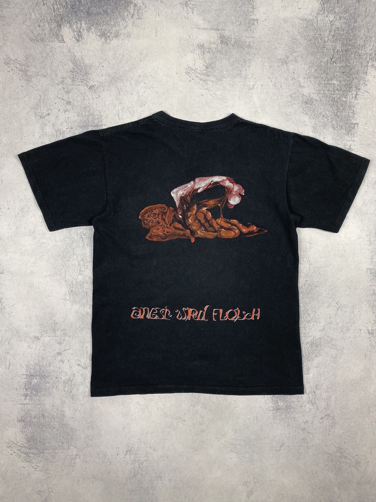 Band Tees × Vintage Vintage 00s Eisregen Krebs macht frei Y2K T shirt Size US M / EU 48-50 / 2 - 8 Thumbnail