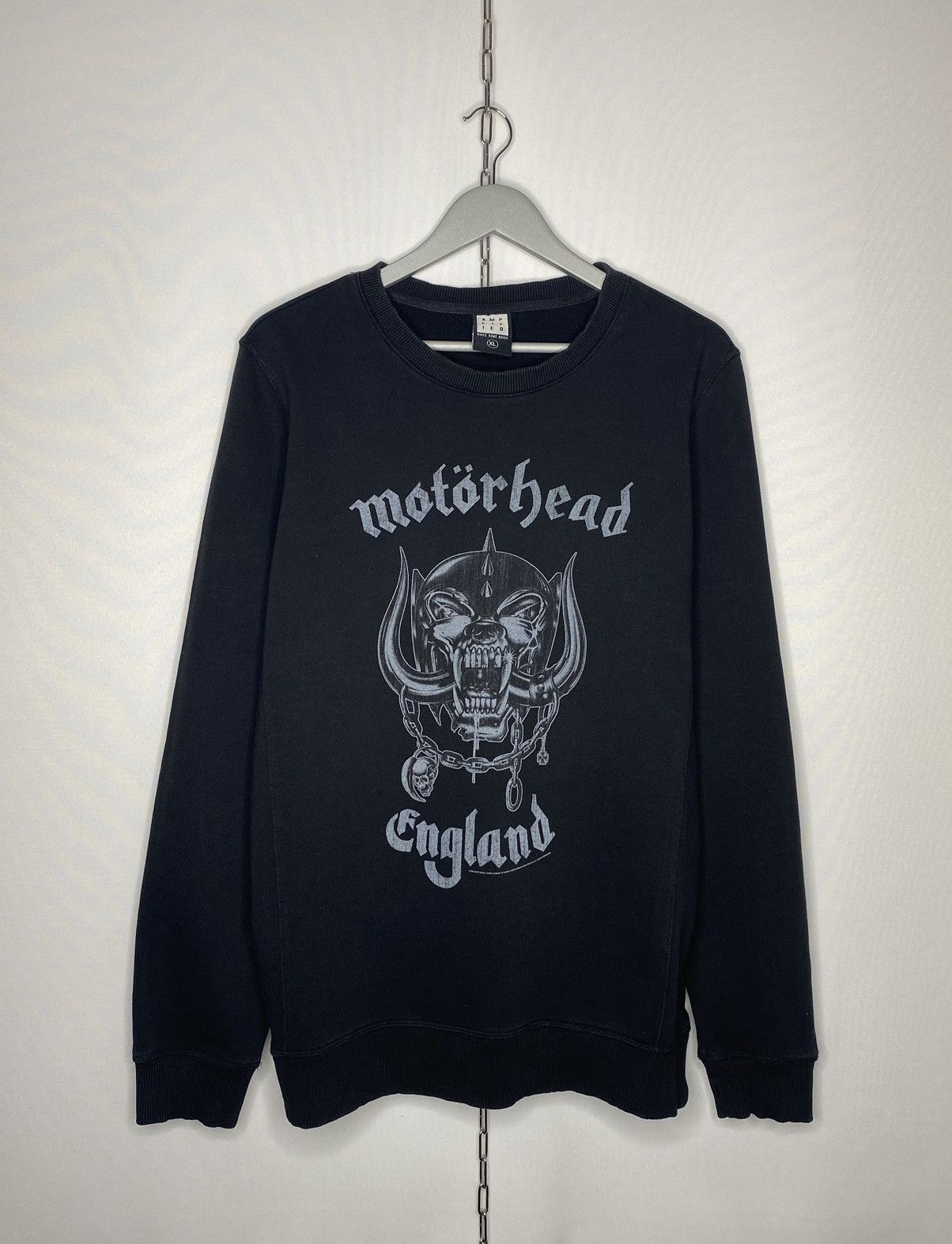 Motörhead Rare Vintage Rock Sweatshirt Pullover Big Logo Sweatshirts Hoodies