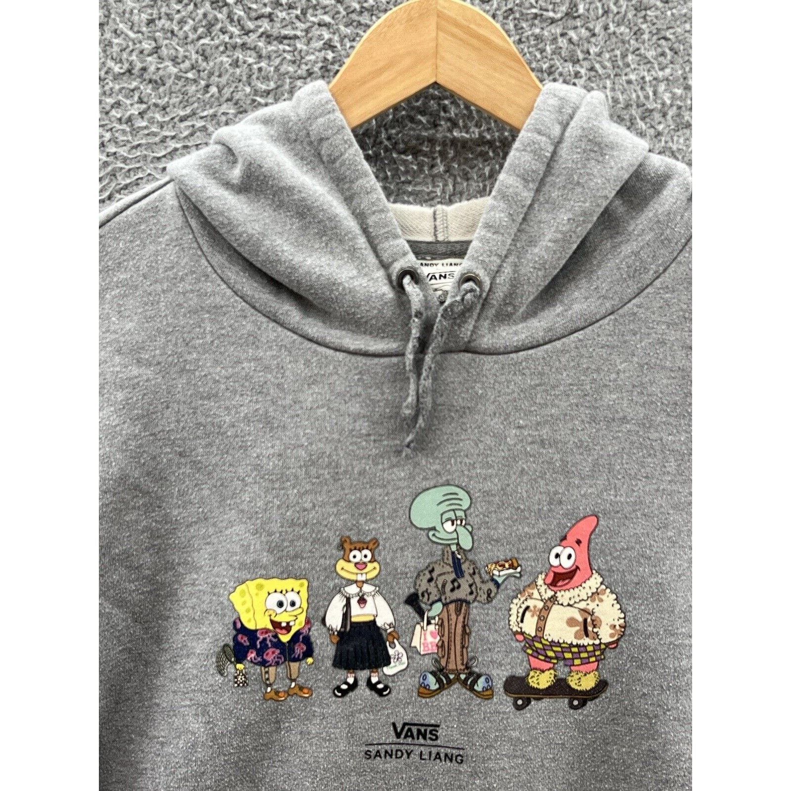 Vans Vans Sandy Liang SpongeBob SquarePants Gray Hoodie Size XL Size US XL / EU 56 / 4 - 4 Thumbnail