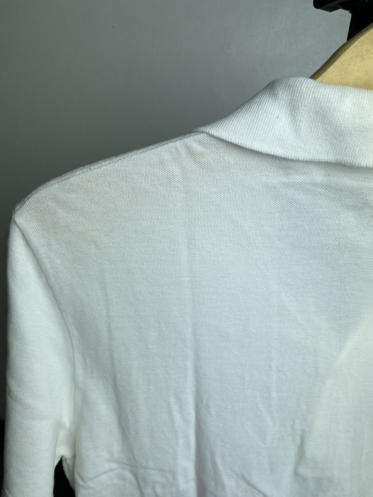 Salvatore Ferragamo Salvatore Ferragamo Gancini Logo Polo Shirt White Size US S / EU 44-46 / 1 - 5 Thumbnail