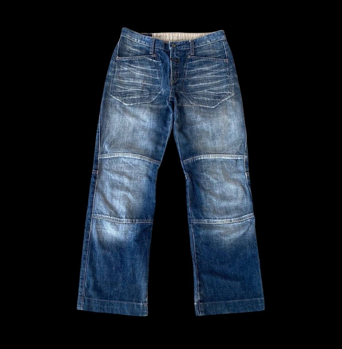 Marithe + Francois Girbaud Archival Marithé François Girbaud Panelled Technical Denim Size US 31 - 2 Thumbnail