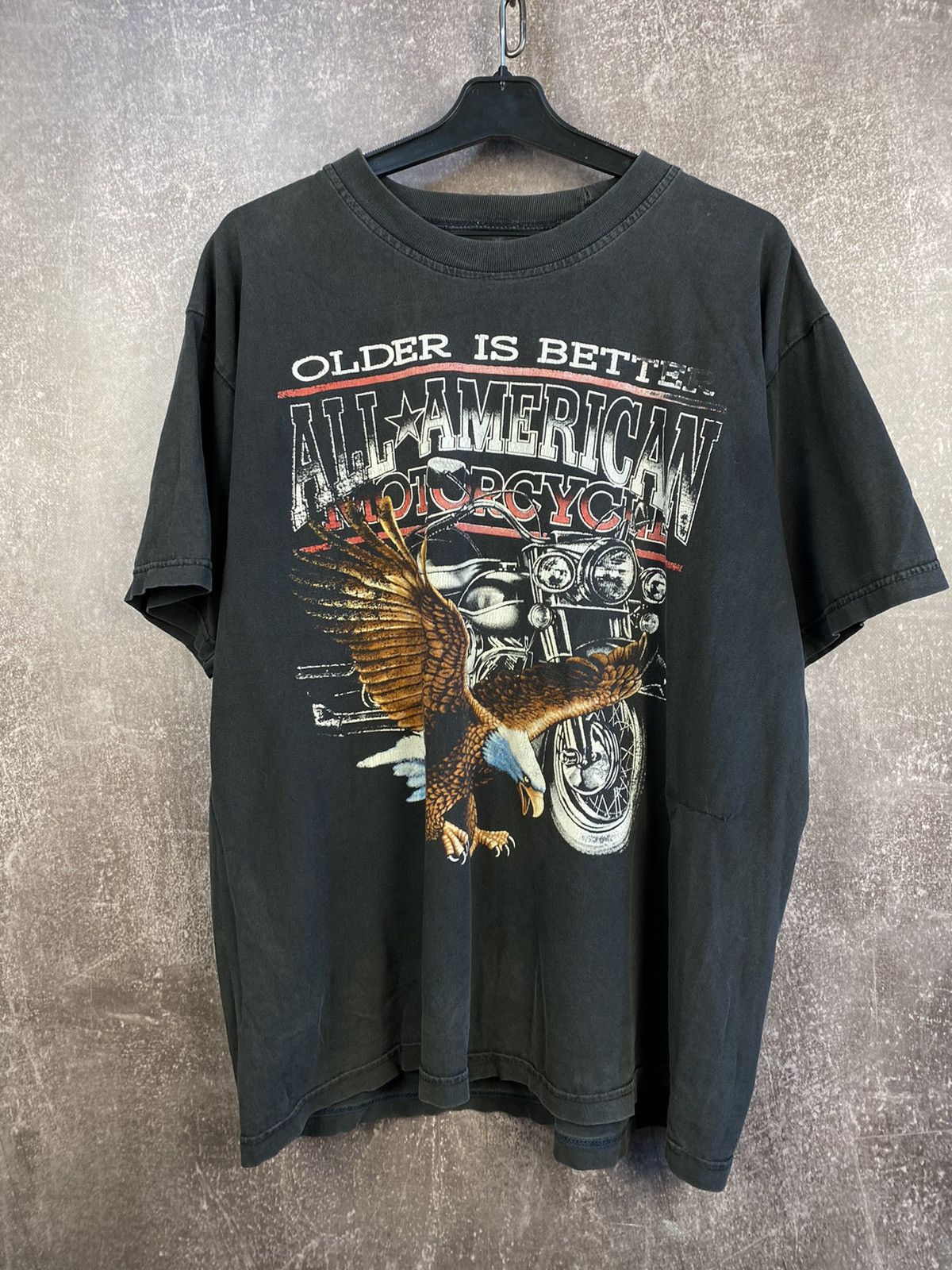 All Sport Black Vintage Motorcycle/Native American Graphic Tee Size US M / EU 48-50 / 2 - 1 Thumbnail